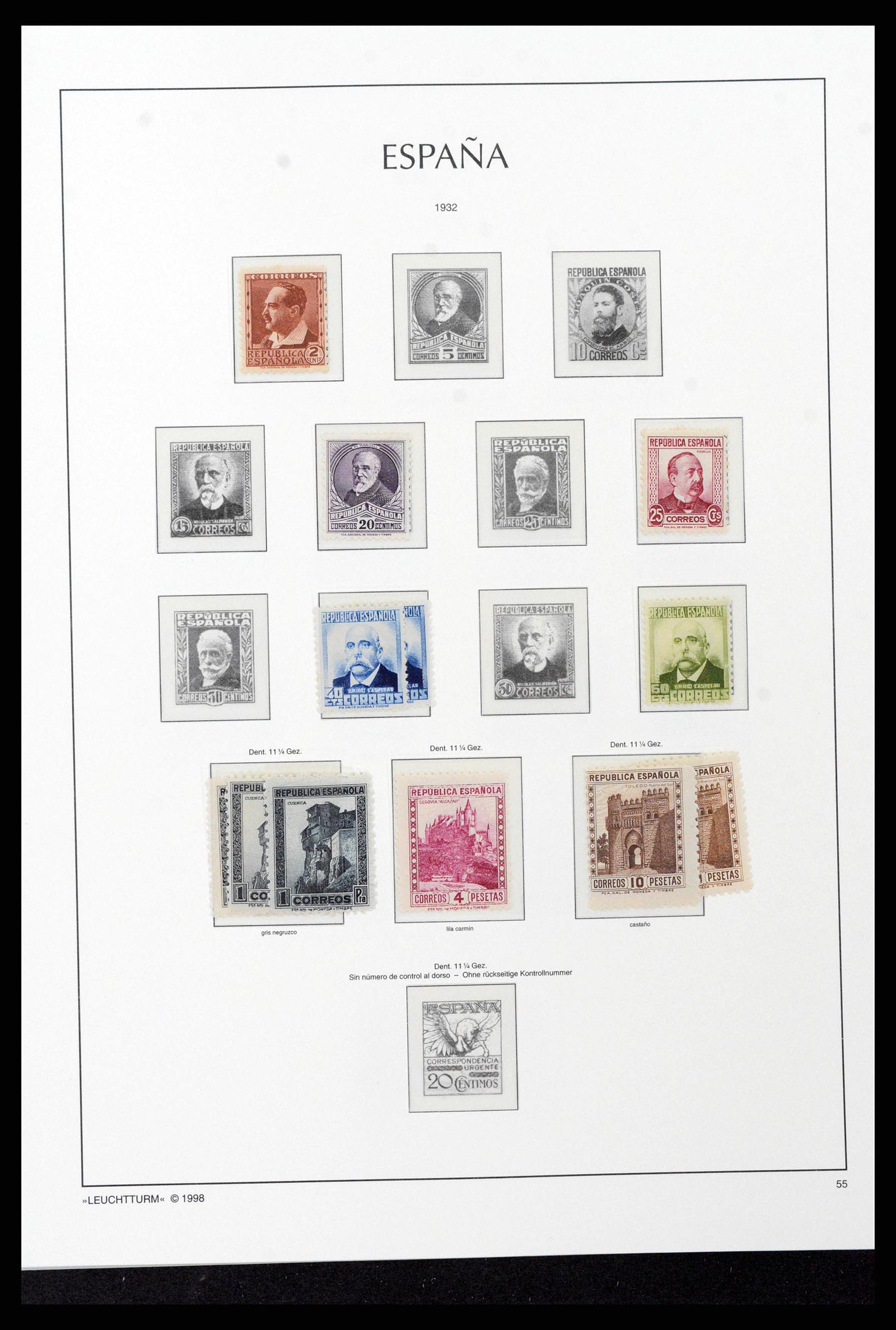 38815 0050 - Postzegelverzameling 38815 Spanje 1854-1976.