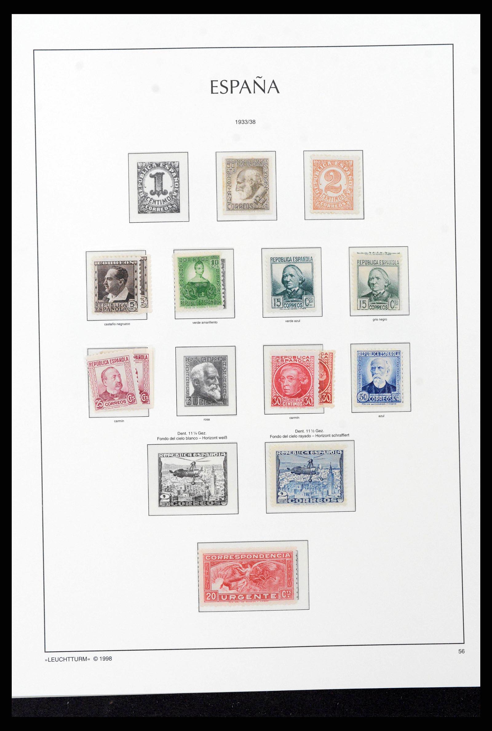 38815 0051 - Postzegelverzameling 38815 Spanje 1854-1976.