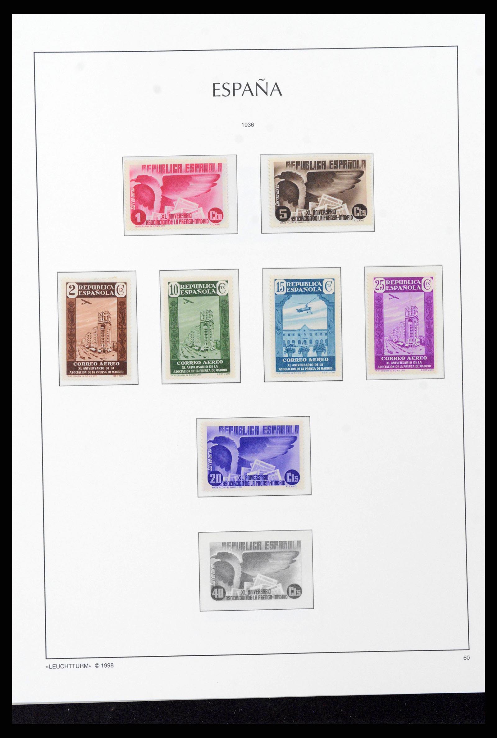 38815 0054 - Postzegelverzameling 38815 Spanje 1854-1976.
