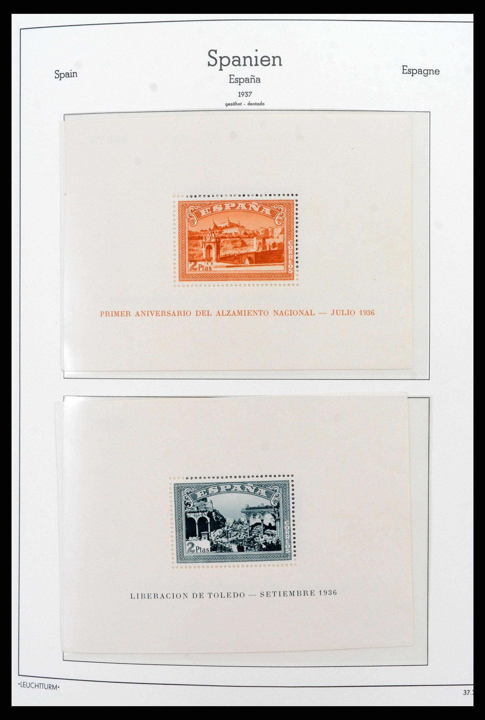 38815 0068 - Stamp collection 38815 Spain 1854-1976.