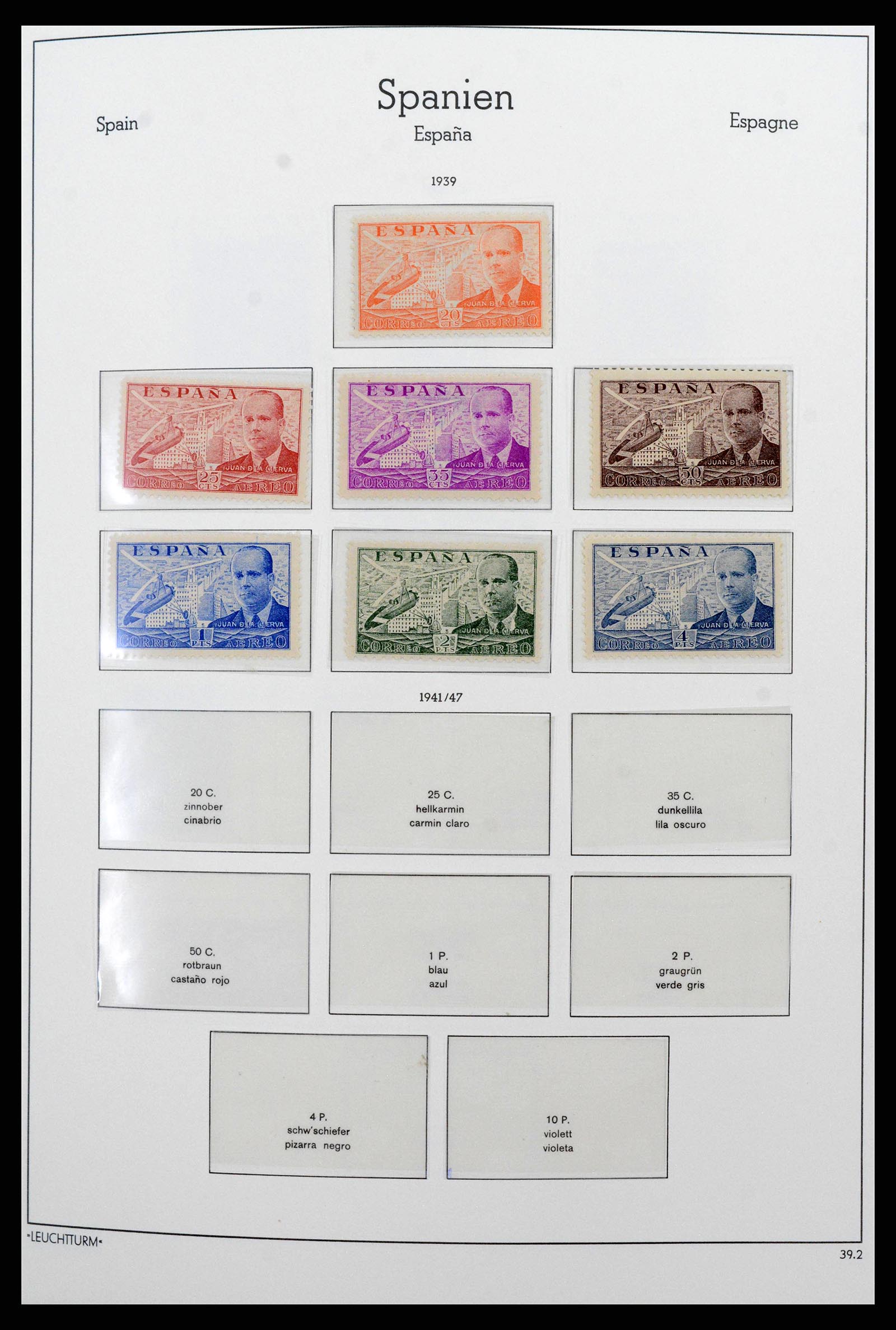 38815 0073 - Stamp collection 38815 Spain 1854-1976.