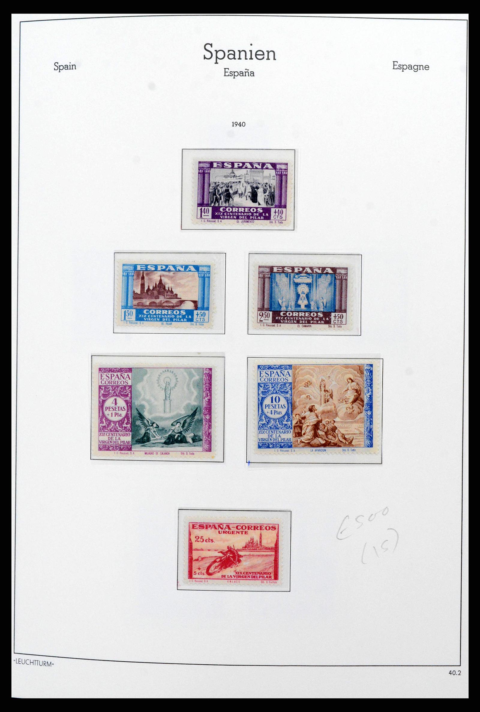 38815 0076 - Stamp collection 38815 Spain 1854-1976.