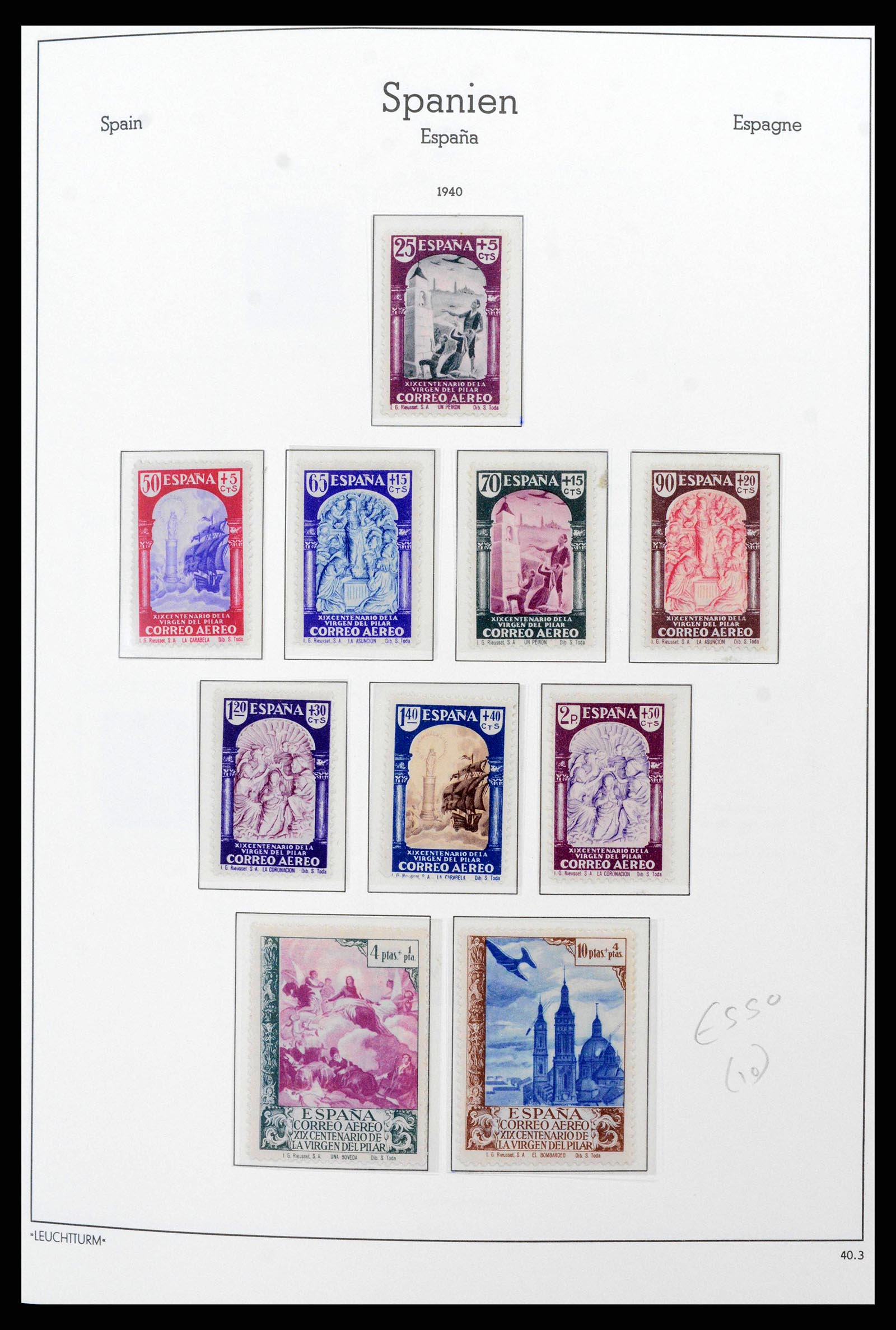 38815 0077 - Stamp collection 38815 Spain 1854-1976.
