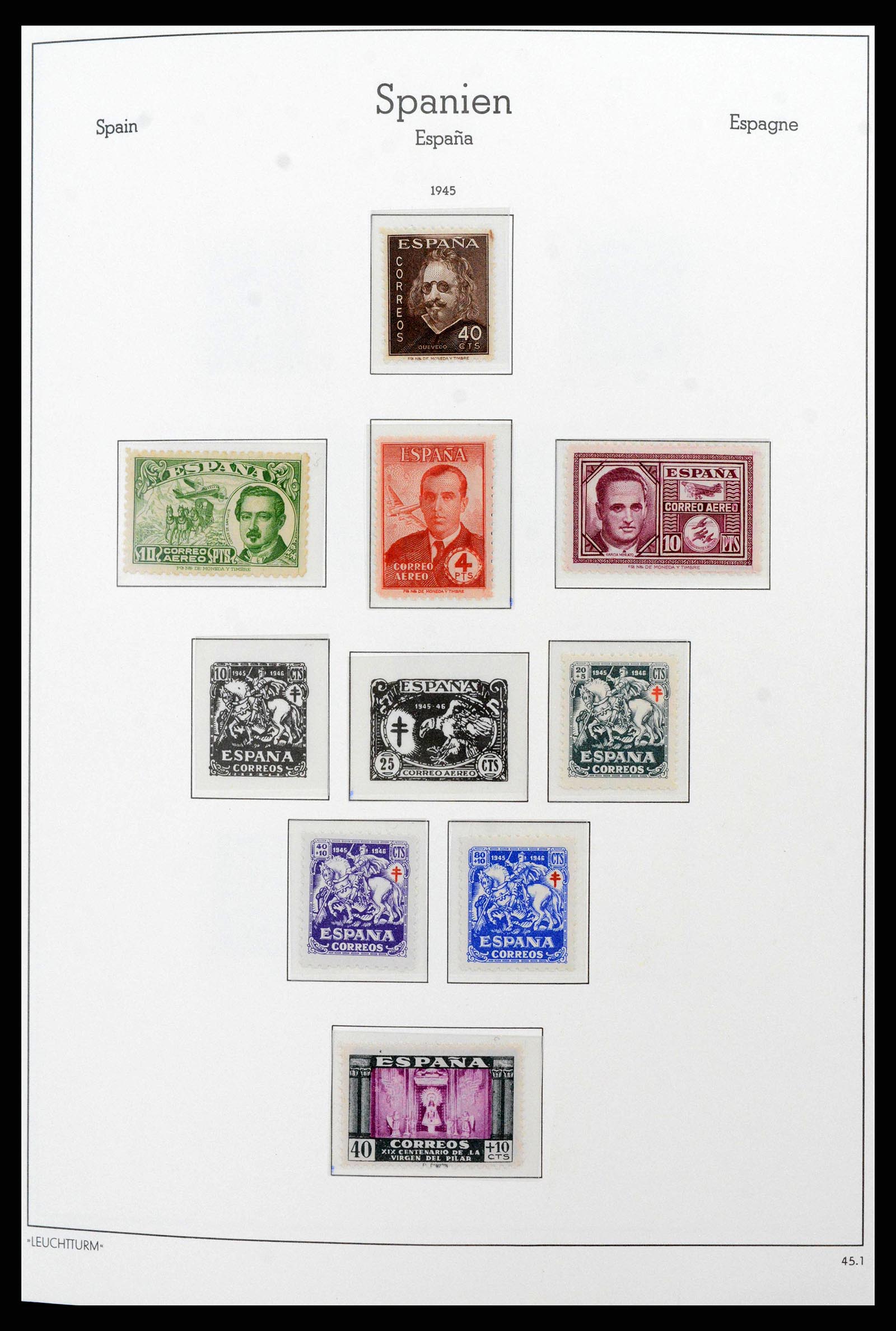 38815 0081 - Stamp collection 38815 Spain 1854-1976.