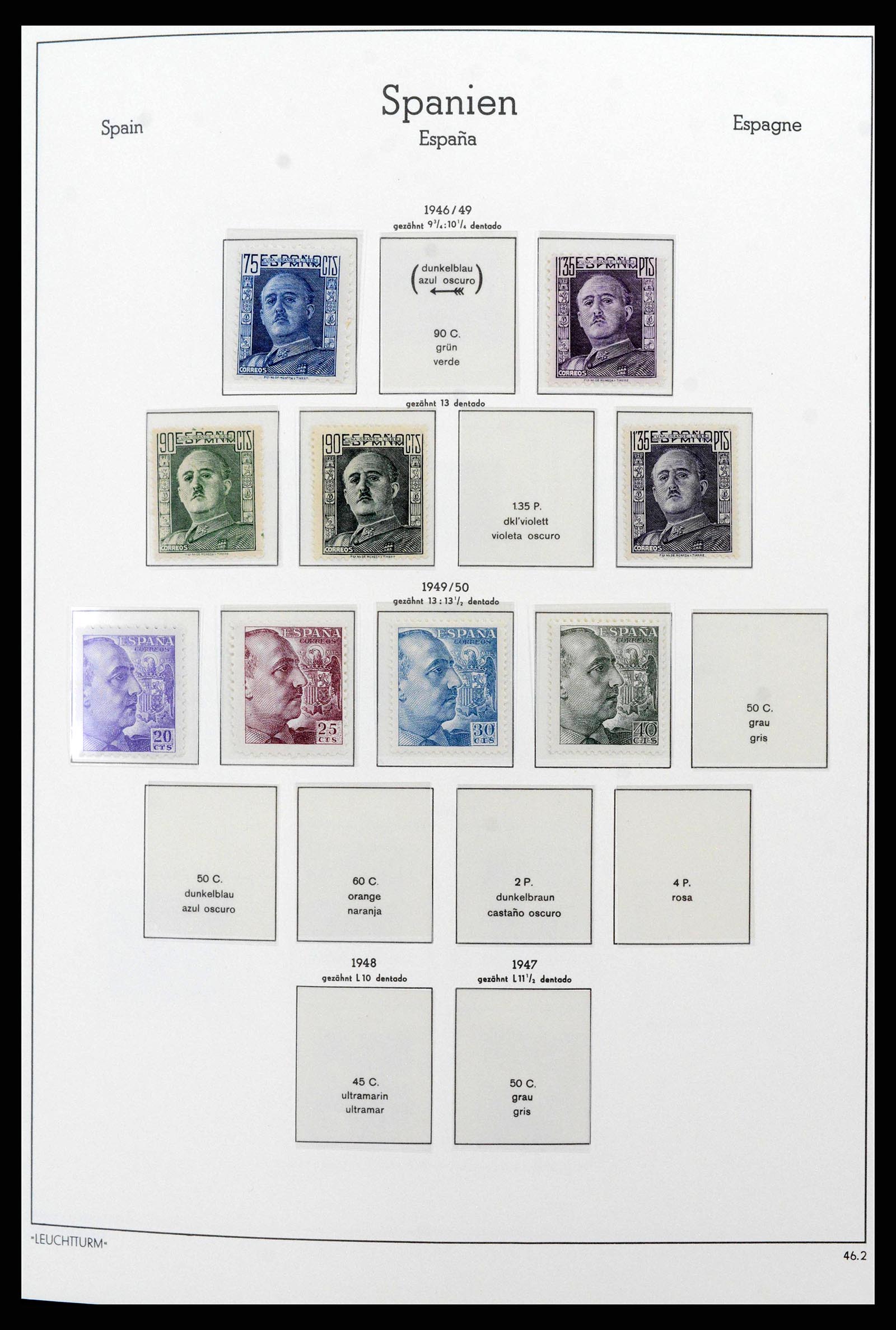 38815 0083 - Stamp collection 38815 Spain 1854-1976.