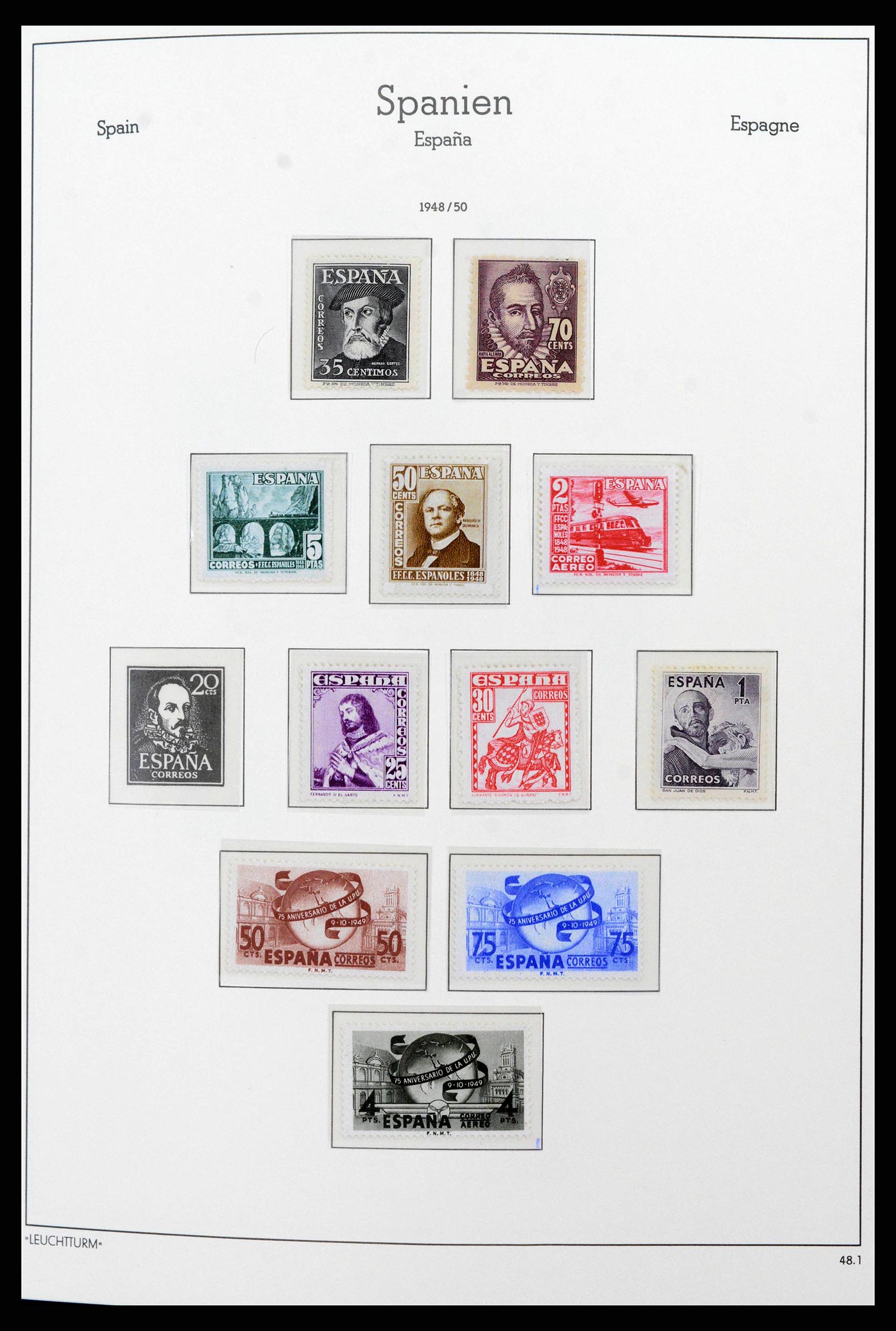 38815 0085 - Stamp collection 38815 Spain 1854-1976.