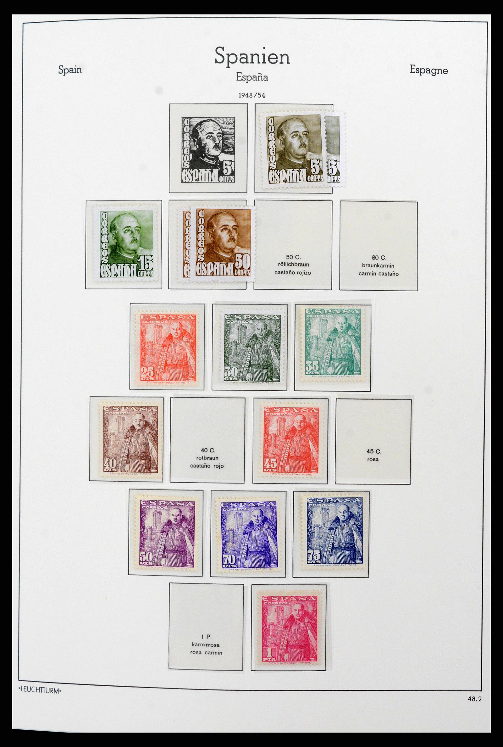 38815 0086 - Stamp collection 38815 Spain 1854-1976.
