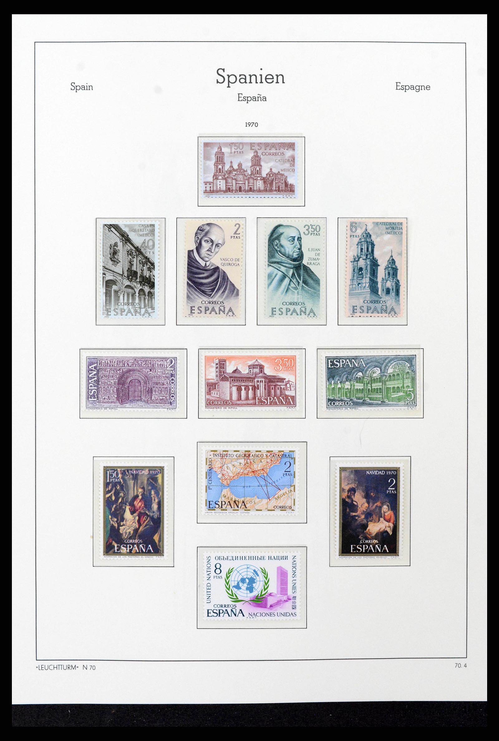 38815 0173 - Stamp collection 38815 Spain 1854-1976.