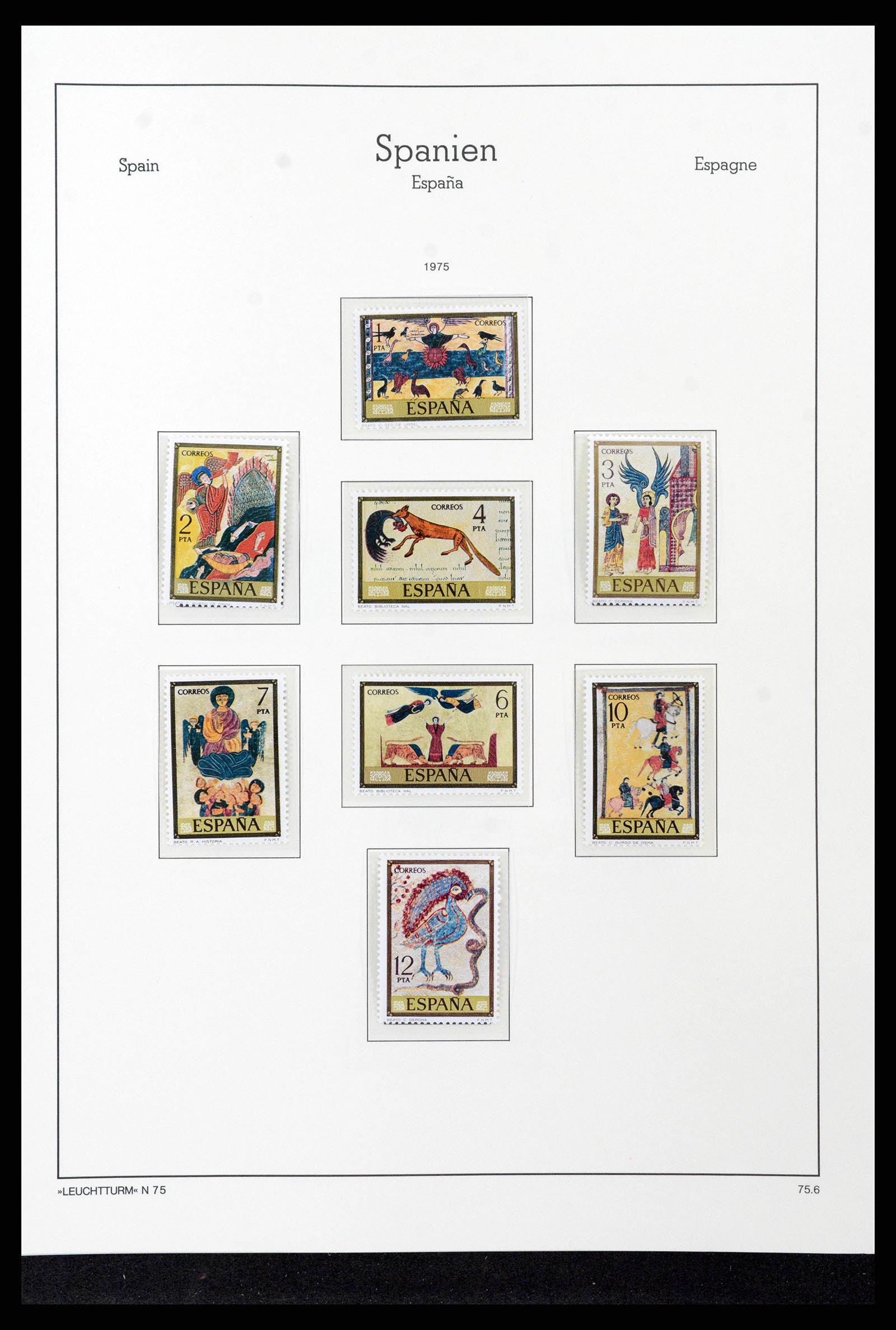 38815 0202 - Postzegelverzameling 38815 Spanje 1854-1976.