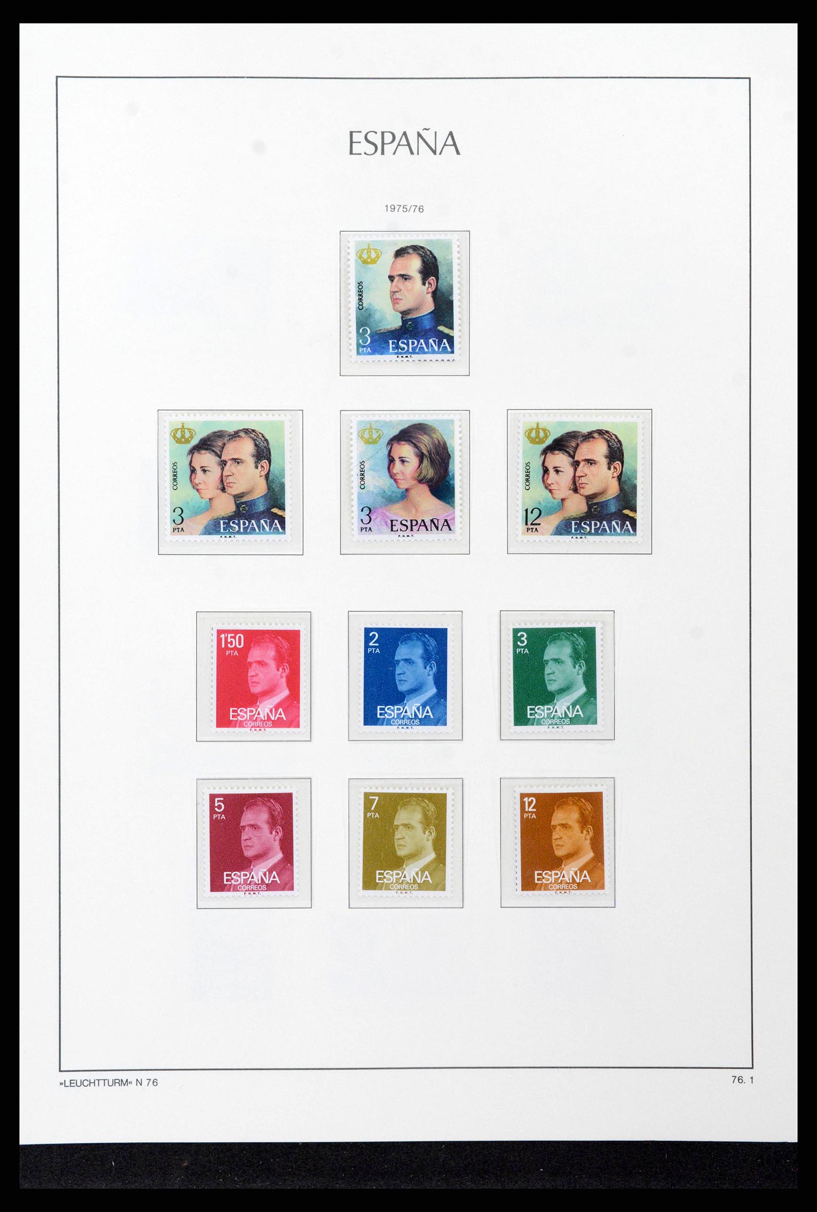 38815 0204 - Postzegelverzameling 38815 Spanje 1854-1976.