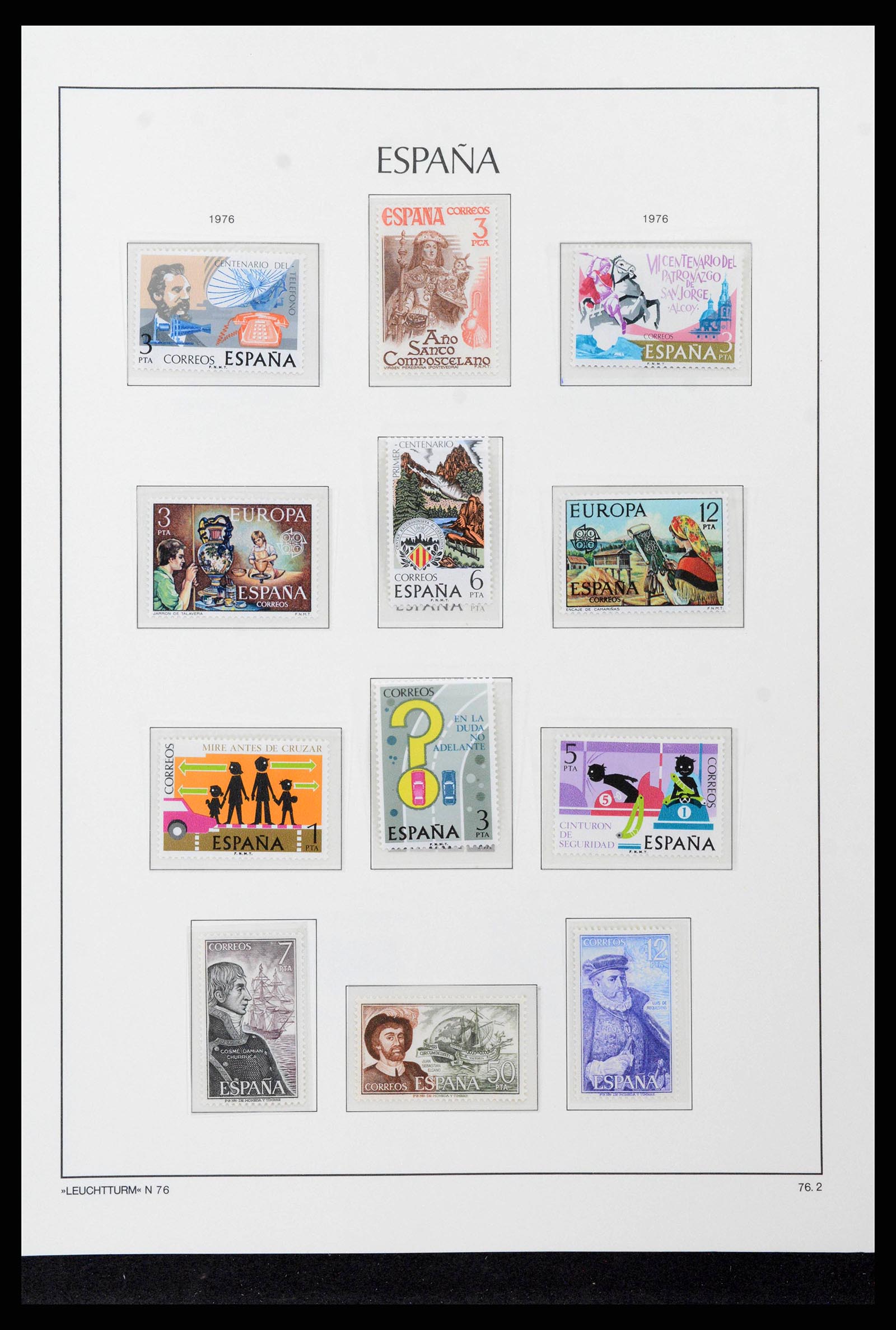 38815 0205 - Postzegelverzameling 38815 Spanje 1854-1976.