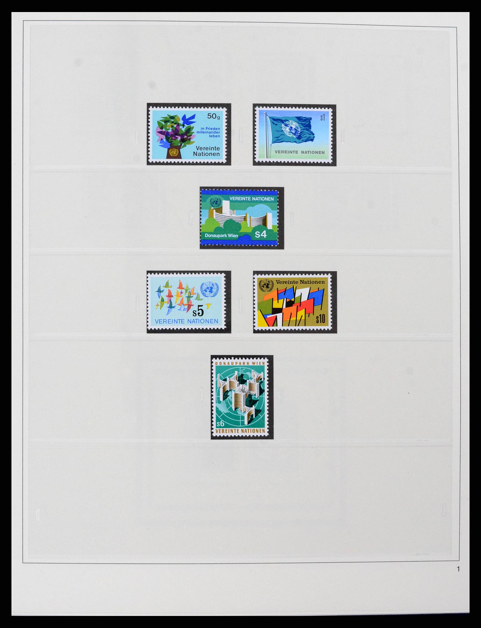 38819 0001 - Postzegelverzameling 38819 Verenigde Naties Wenen 1979-2018!