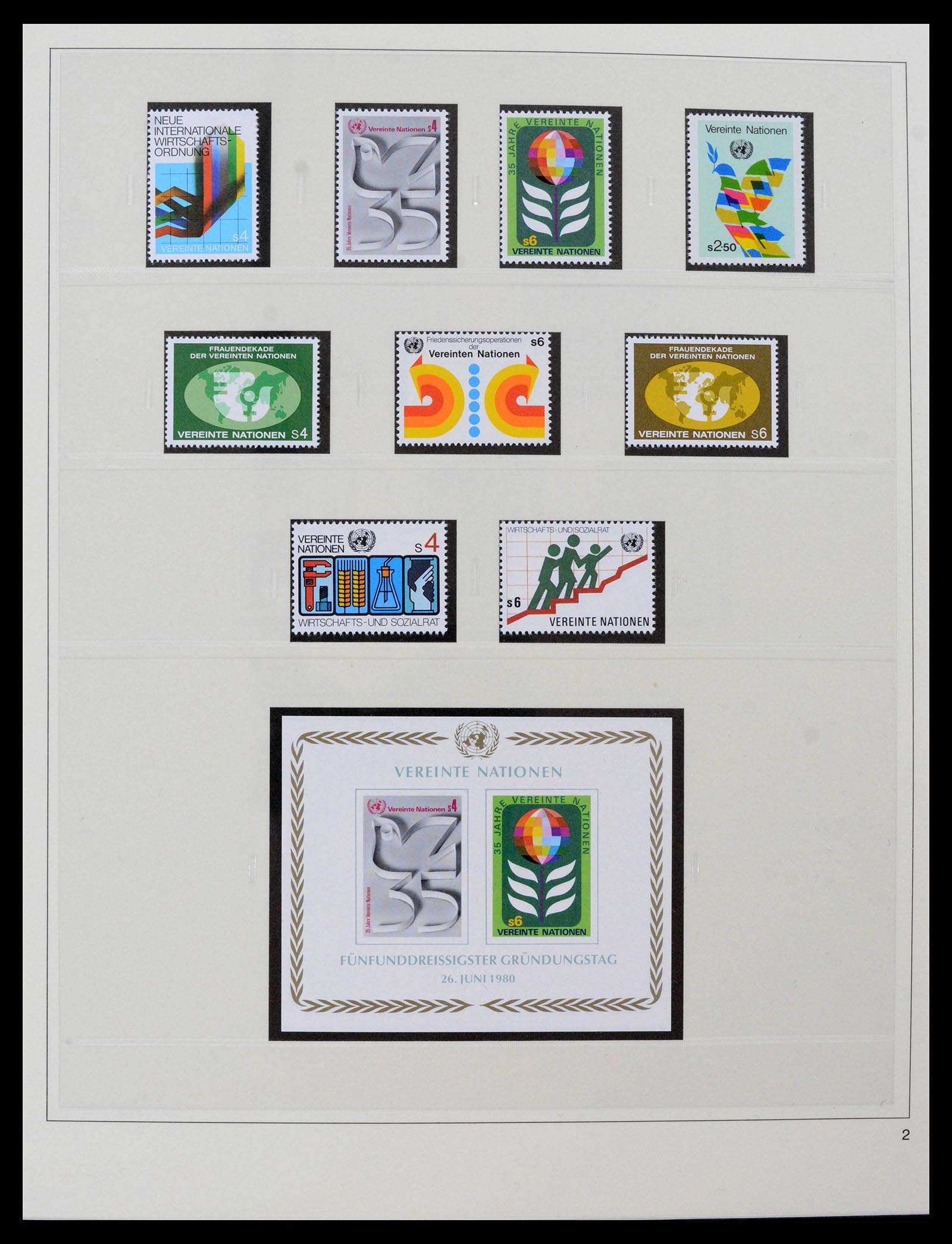 38819 0002 - Postzegelverzameling 38819 Verenigde Naties Wenen 1979-2018!