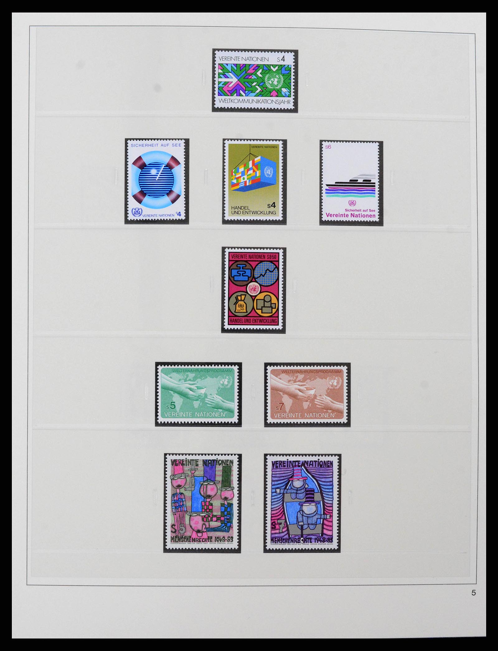 38819 0005 - Postzegelverzameling 38819 Verenigde Naties Wenen 1979-2018!