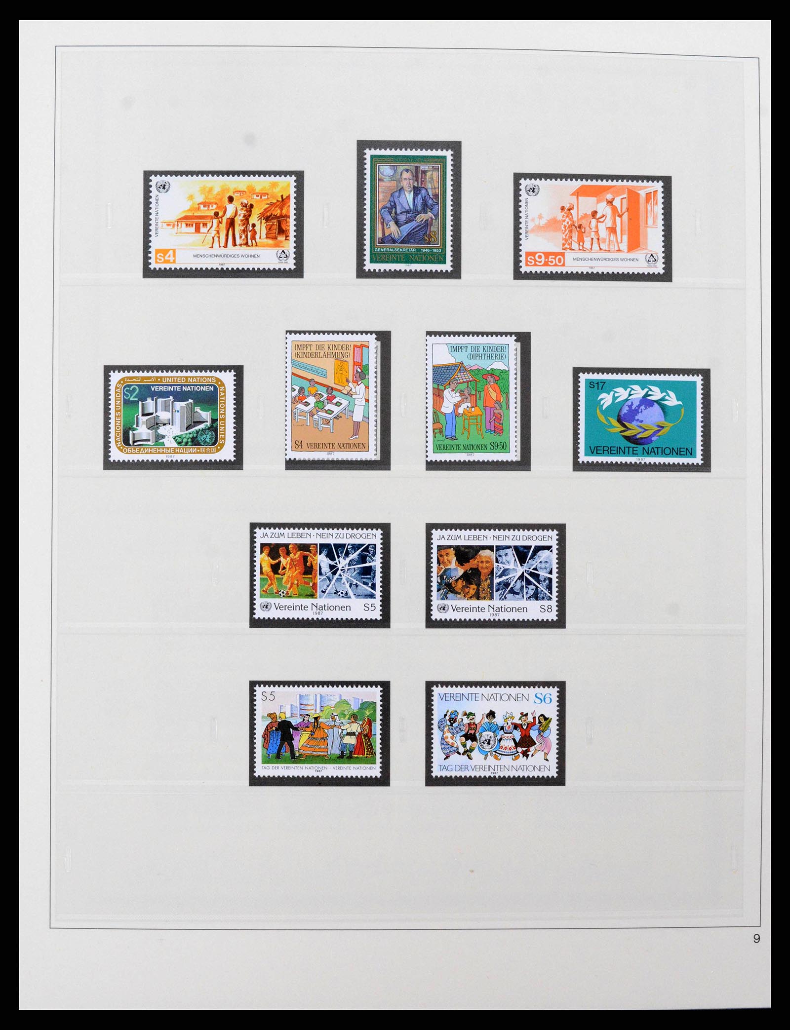 38819 0009 - Postzegelverzameling 38819 Verenigde Naties Wenen 1979-2018!