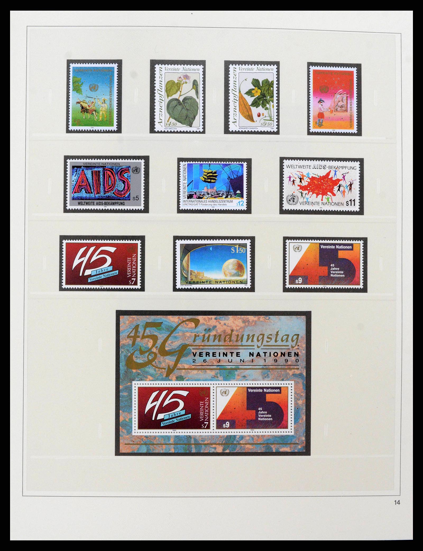 38819 0016 - Postzegelverzameling 38819 Verenigde Naties Wenen 1979-2018!