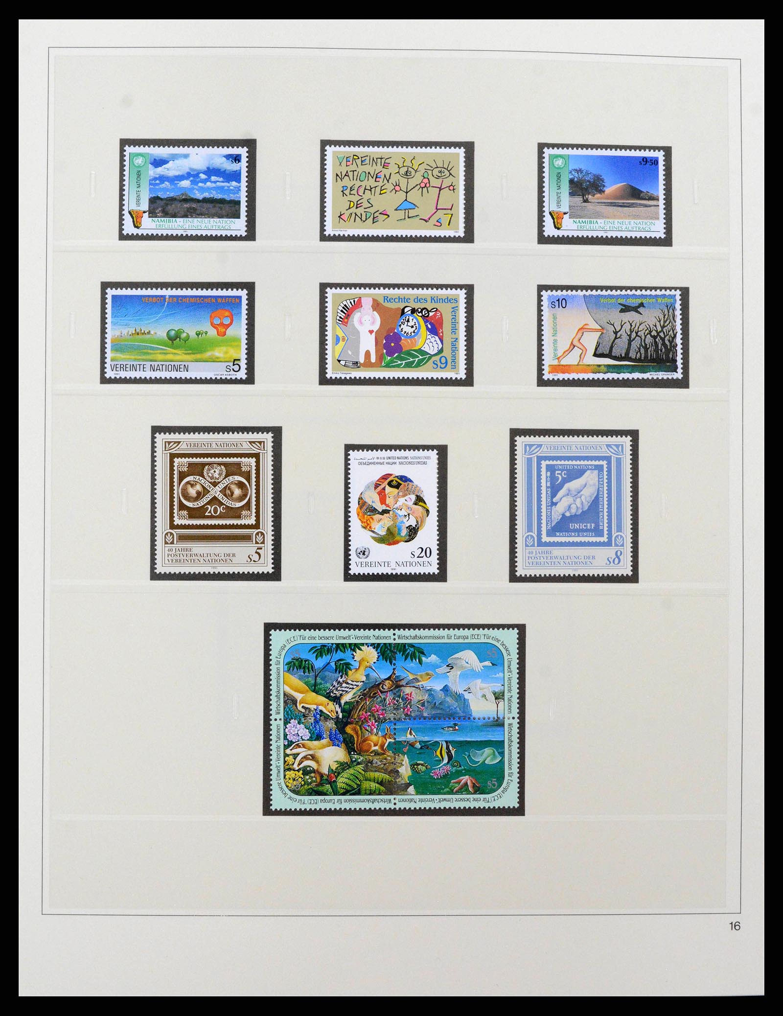 38819 0018 - Postzegelverzameling 38819 Verenigde Naties Wenen 1979-2018!