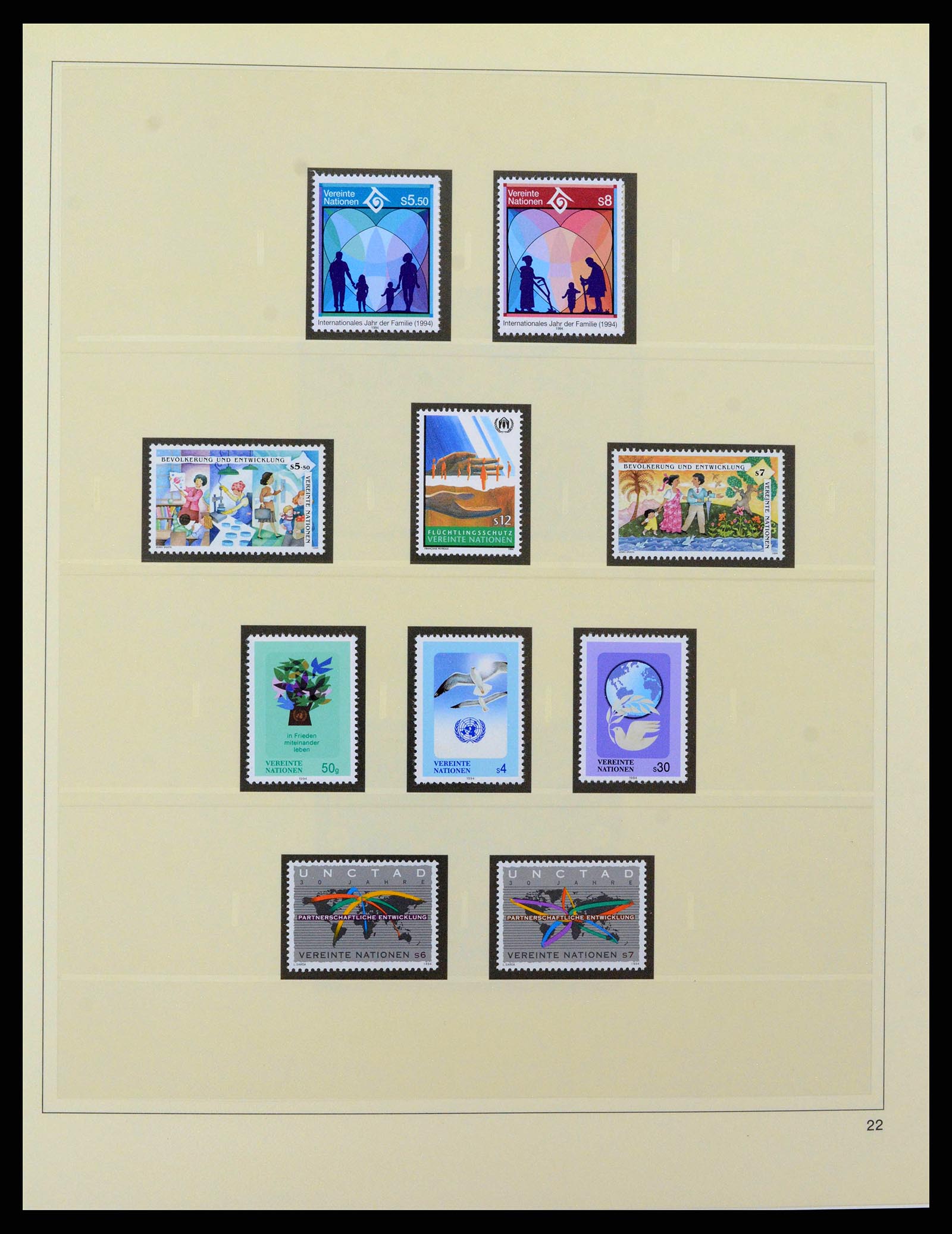 38819 0027 - Postzegelverzameling 38819 Verenigde Naties Wenen 1979-2018!