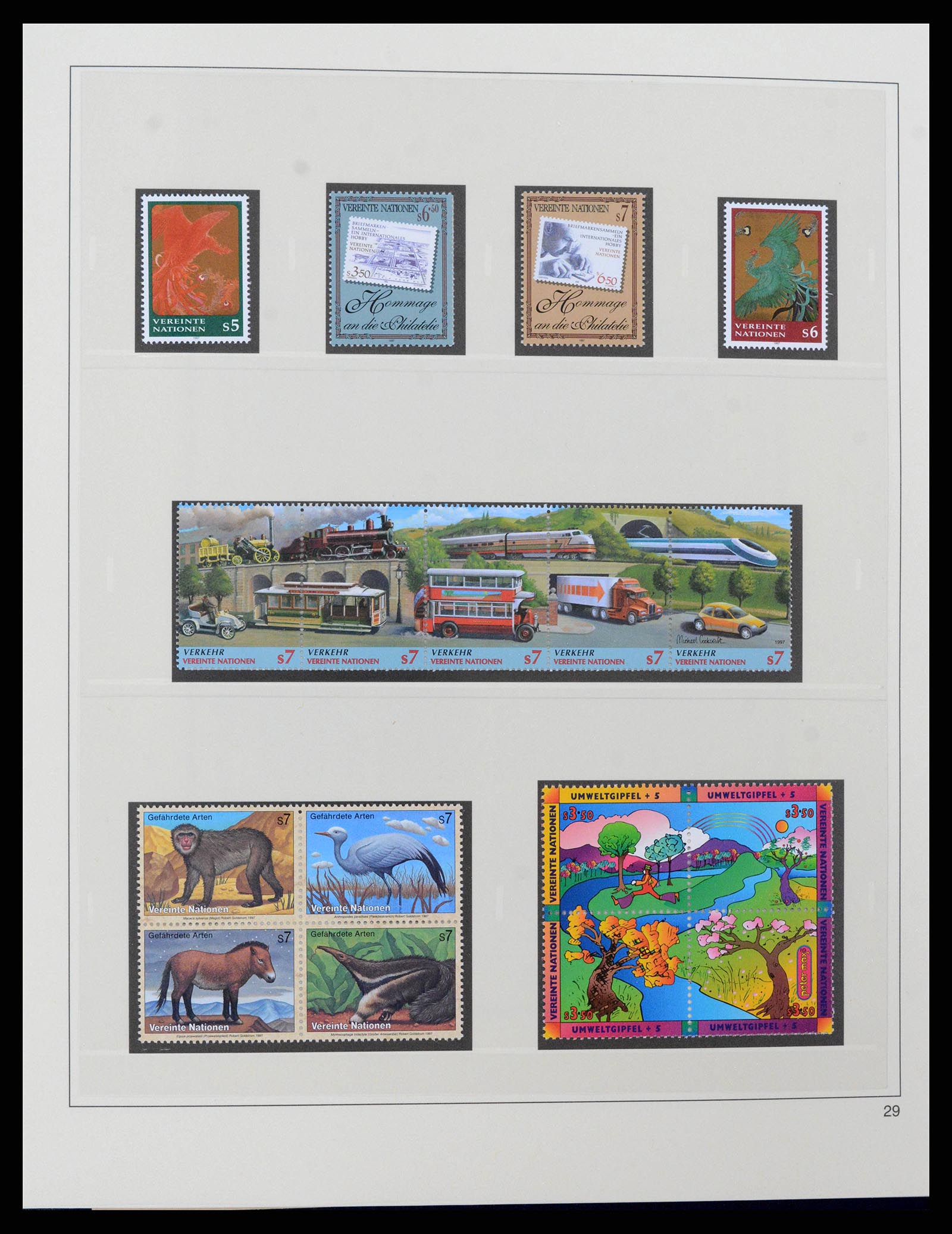 38819 0040 - Postzegelverzameling 38819 Verenigde Naties Wenen 1979-2018!