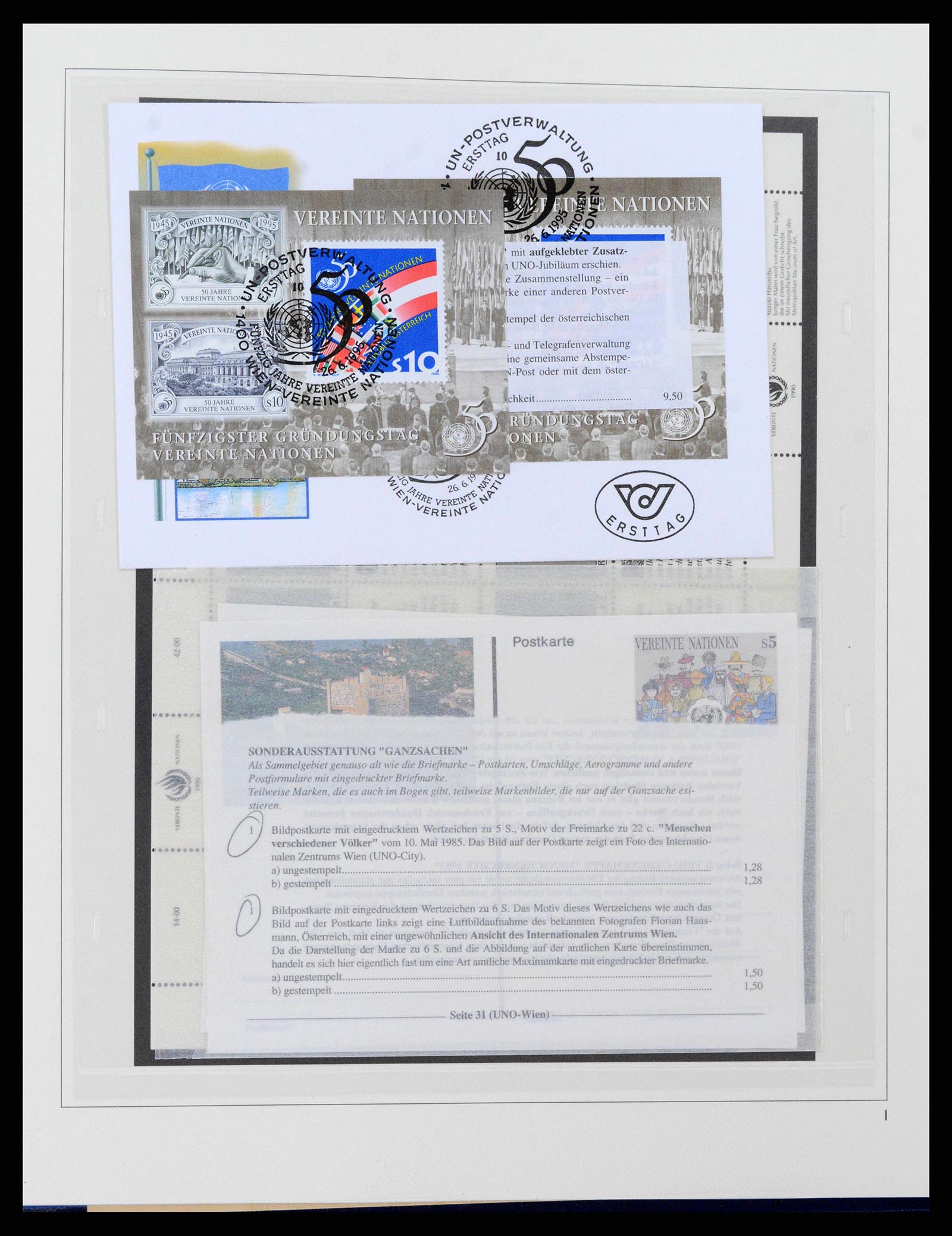 38819 0048 - Postzegelverzameling 38819 Verenigde Naties Wenen 1979-2018!