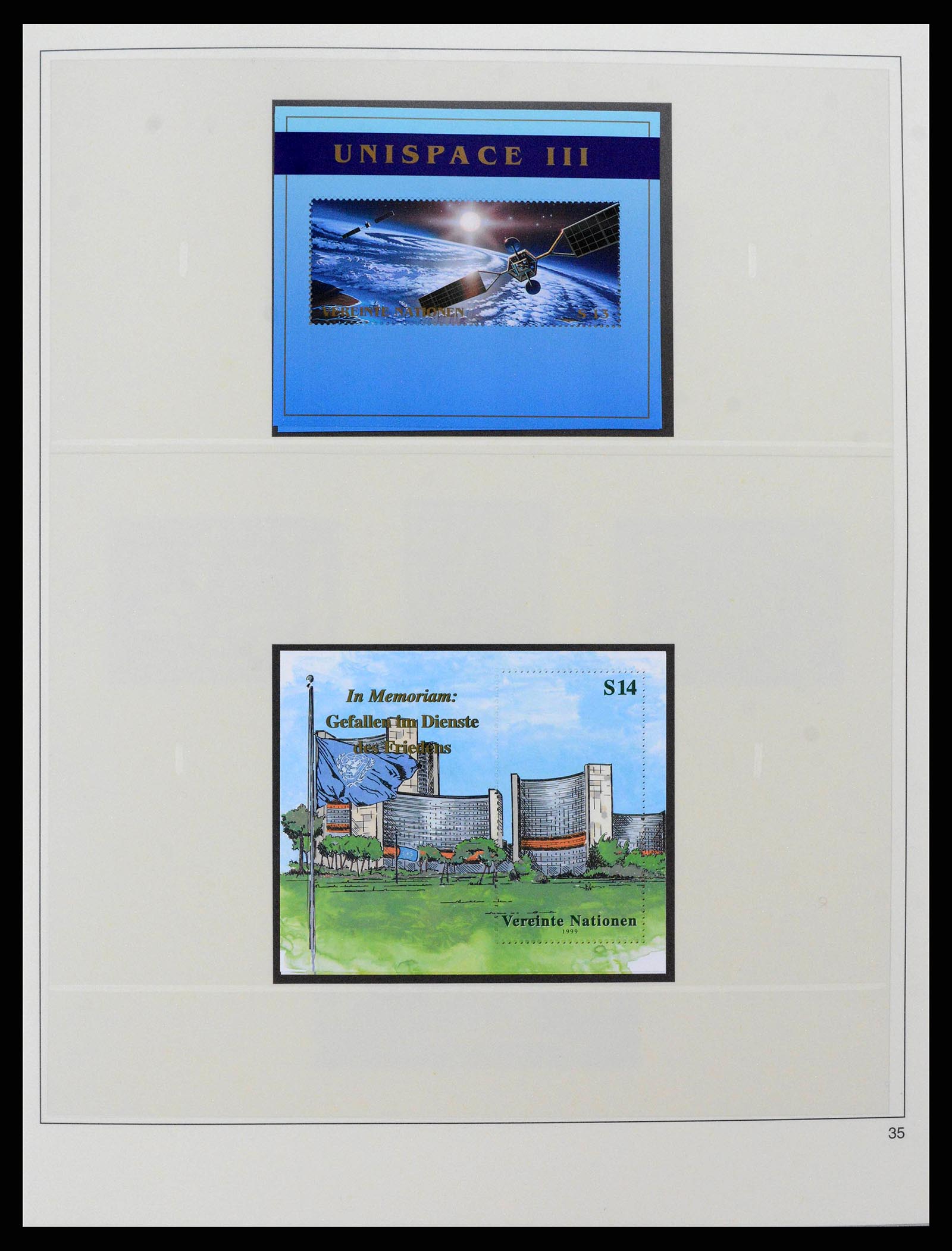 38819 0059 - Postzegelverzameling 38819 Verenigde Naties Wenen 1979-2018!