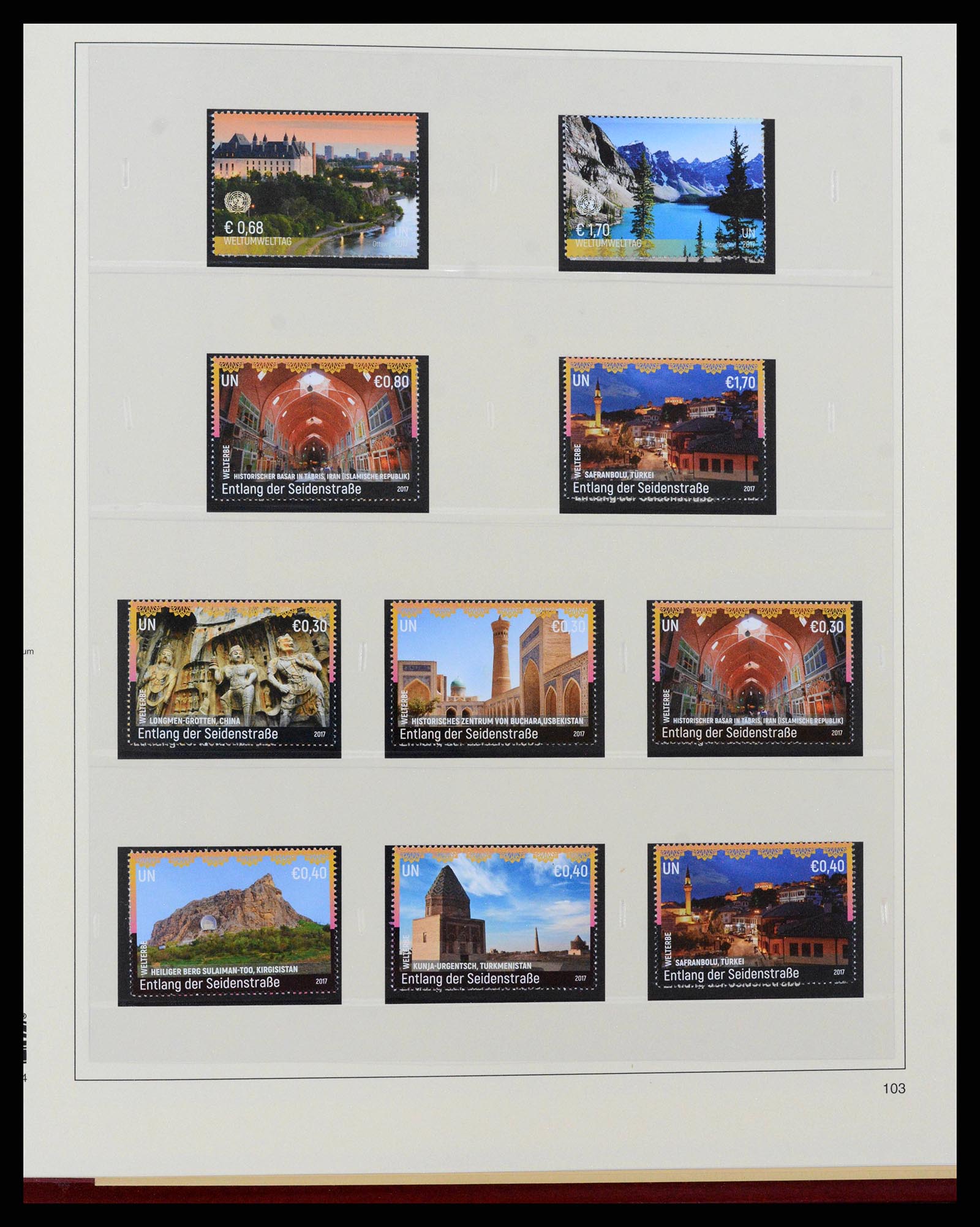 38819 0188 - Stamp collection 38819 United Nations Vienna 1979-2018!