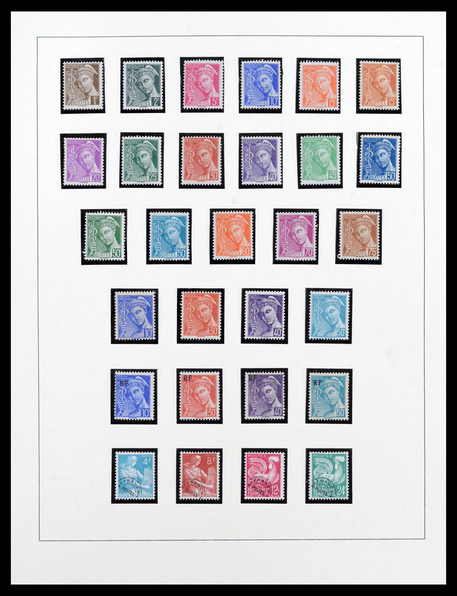 38820 0021 - Postzegelverzameling 38820 Frankrijk 1900-1959.