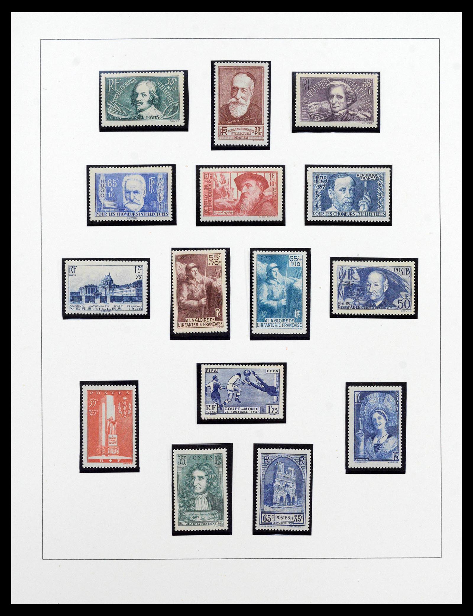 38820 0023 - Postzegelverzameling 38820 Frankrijk 1900-1959.