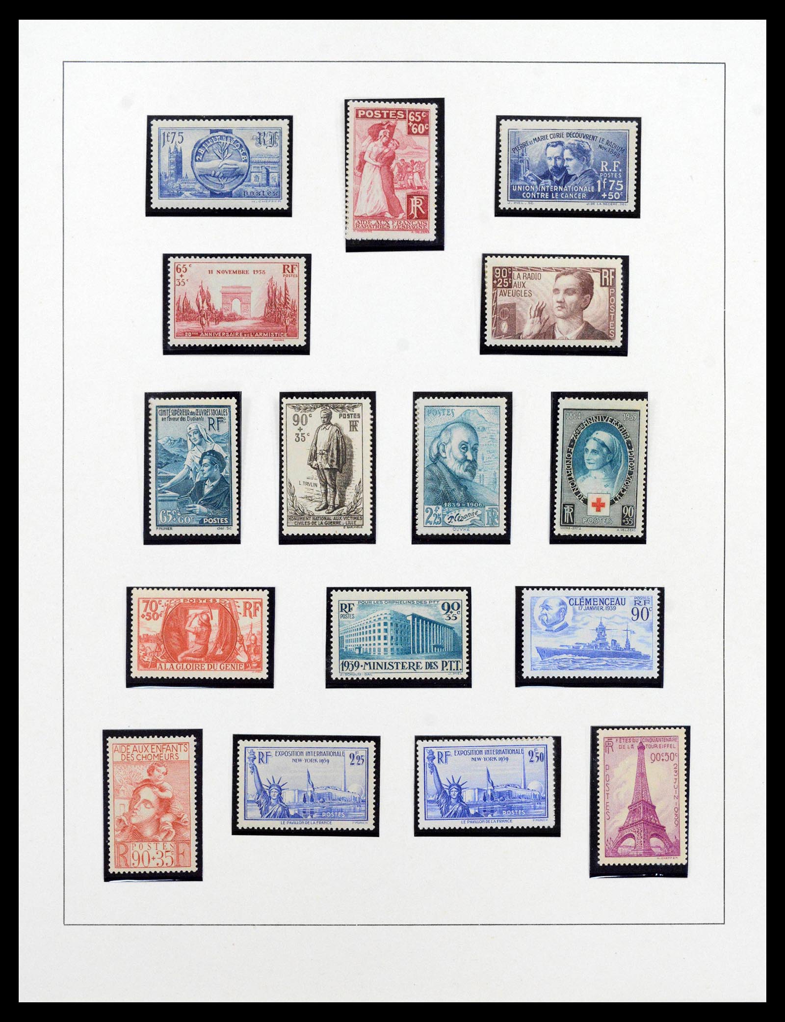 38820 0024 - Postzegelverzameling 38820 Frankrijk 1900-1959.