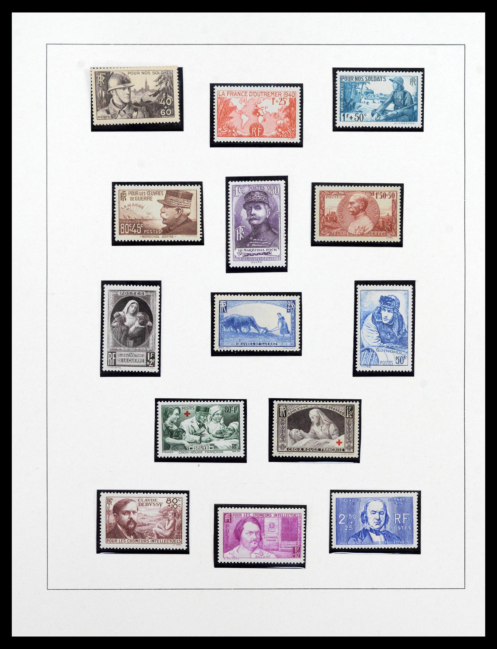 38820 0026 - Postzegelverzameling 38820 Frankrijk 1900-1959.