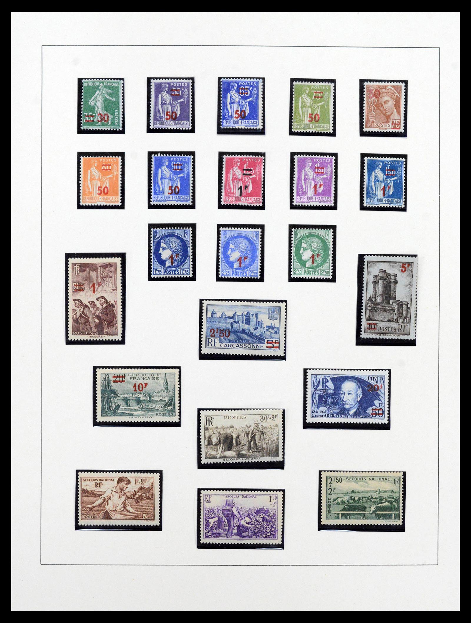 38820 0027 - Postzegelverzameling 38820 Frankrijk 1900-1959.