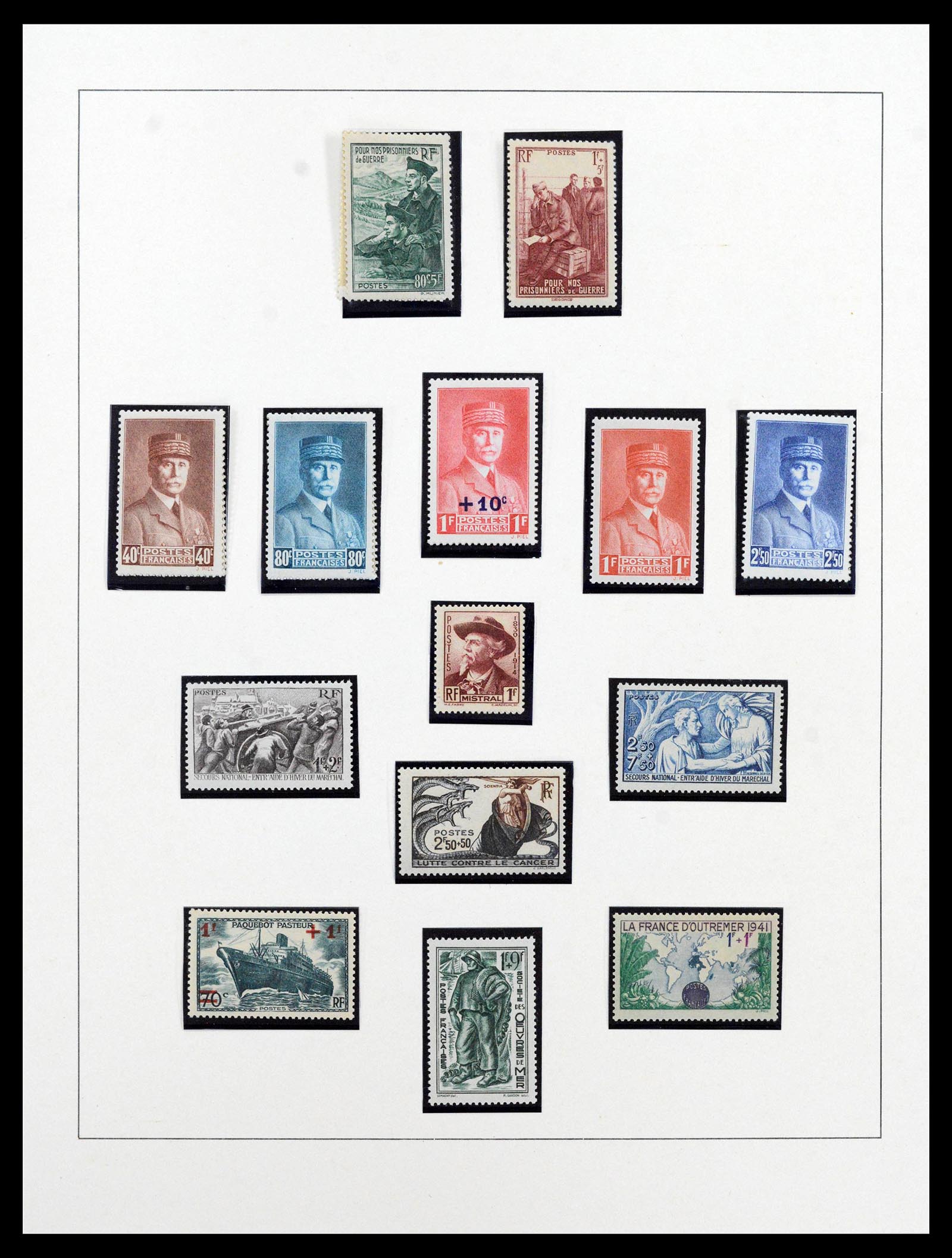 38820 0028 - Postzegelverzameling 38820 Frankrijk 1900-1959.