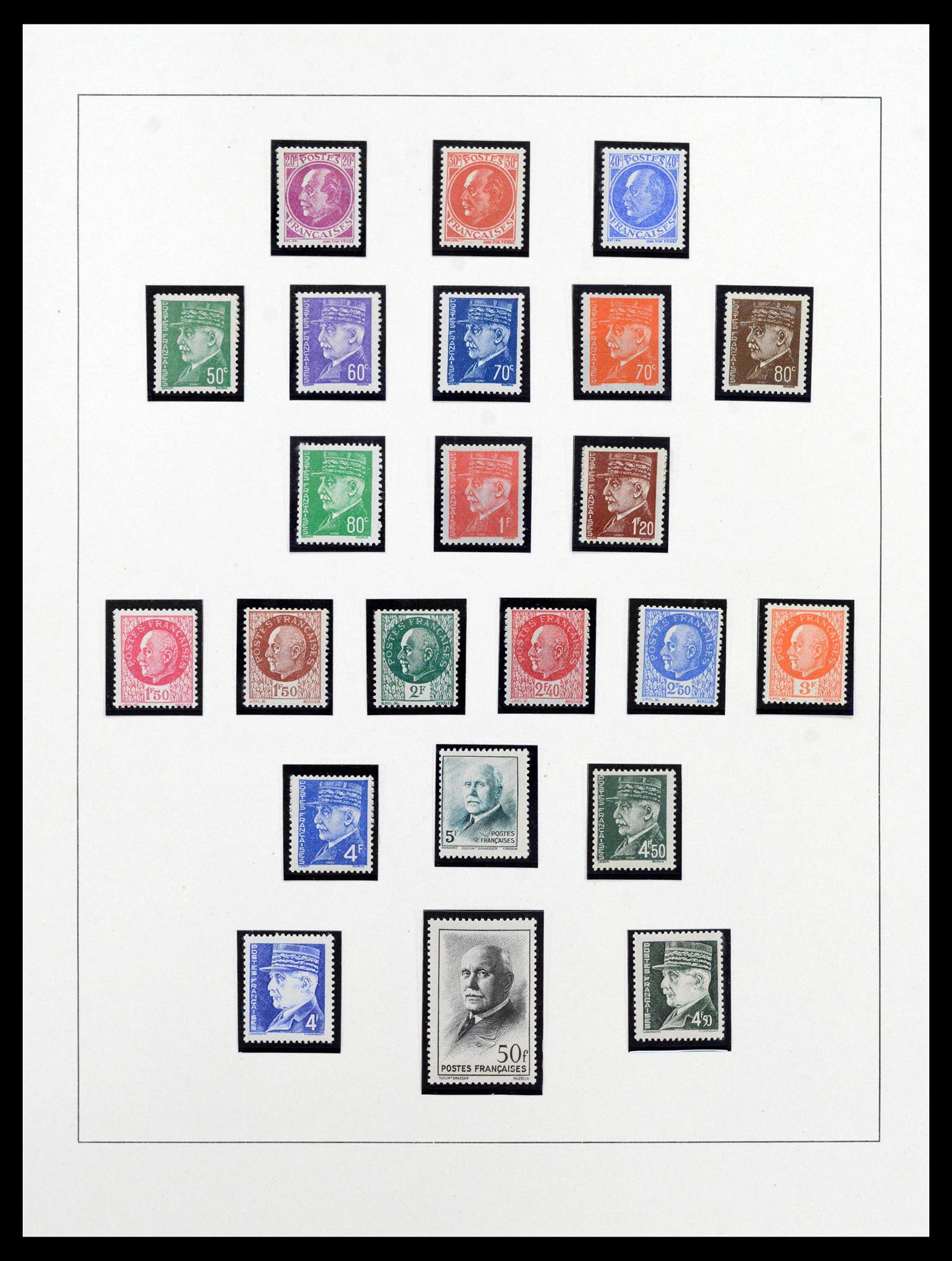 38820 0029 - Postzegelverzameling 38820 Frankrijk 1900-1959.