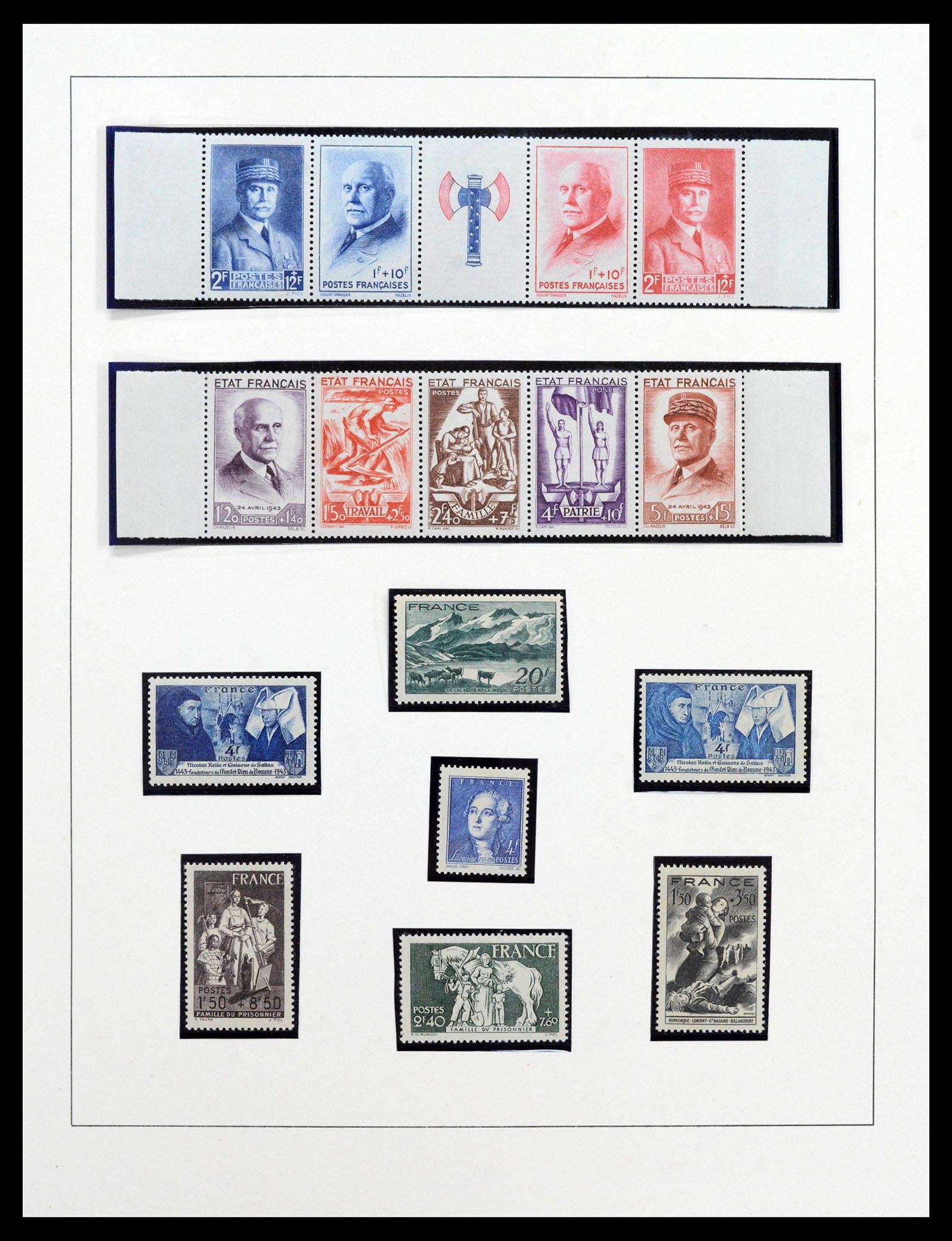 38820 0033 - Postzegelverzameling 38820 Frankrijk 1900-1959.