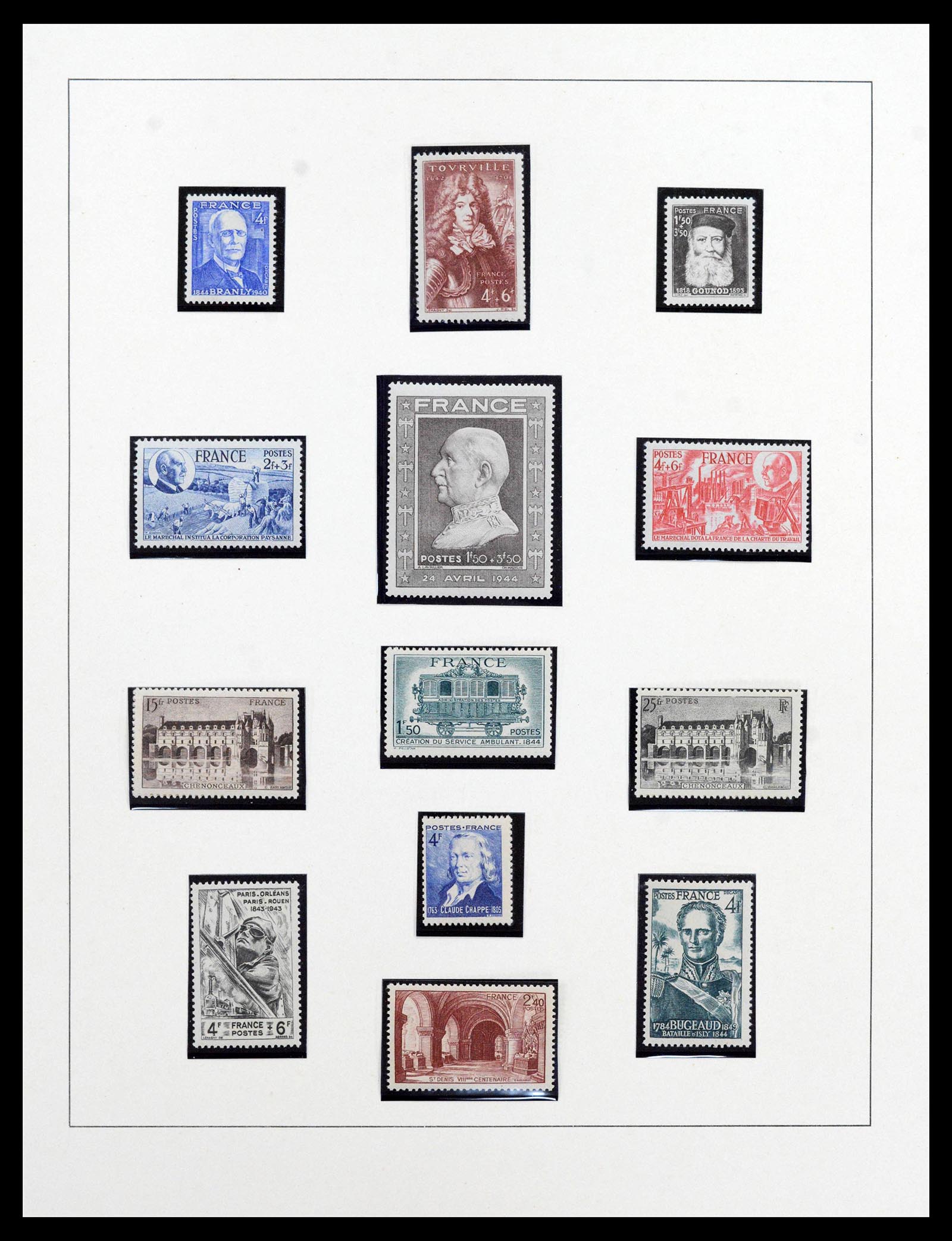 38820 0035 - Postzegelverzameling 38820 Frankrijk 1900-1959.