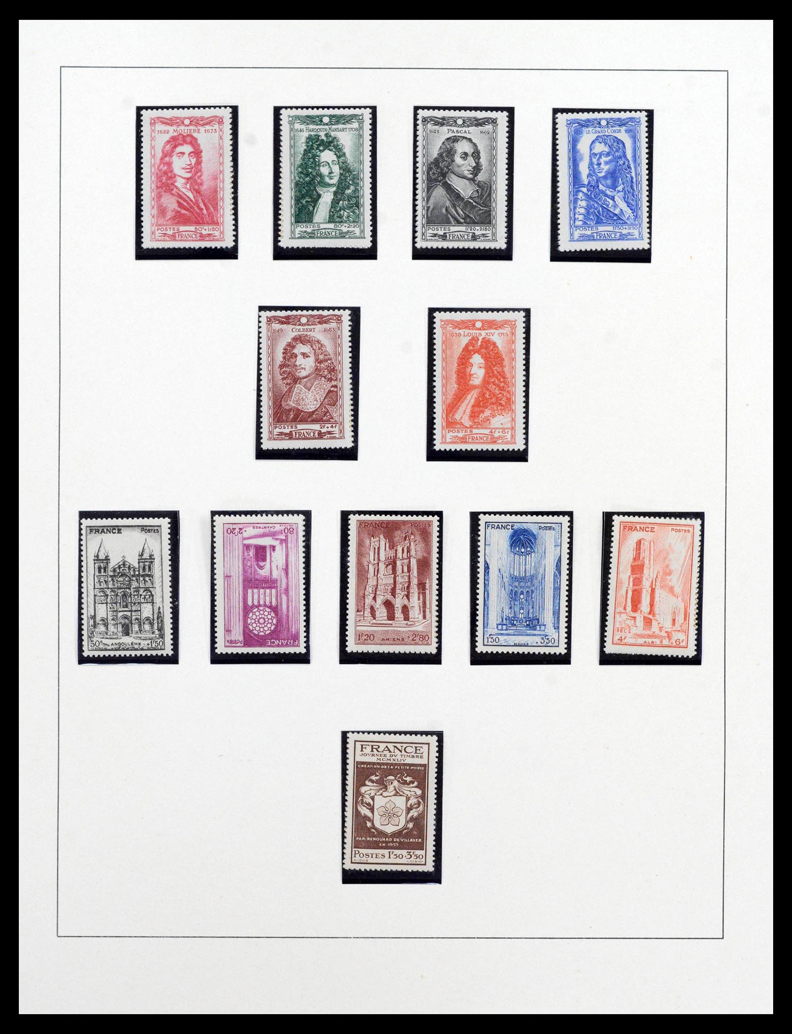 38820 0036 - Postzegelverzameling 38820 Frankrijk 1900-1959.