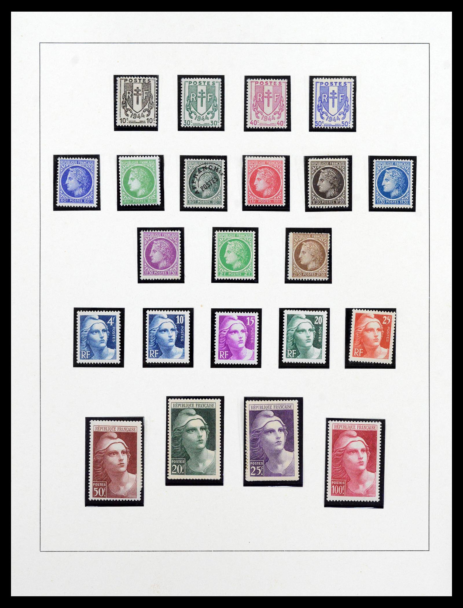 38820 0038 - Postzegelverzameling 38820 Frankrijk 1900-1959.