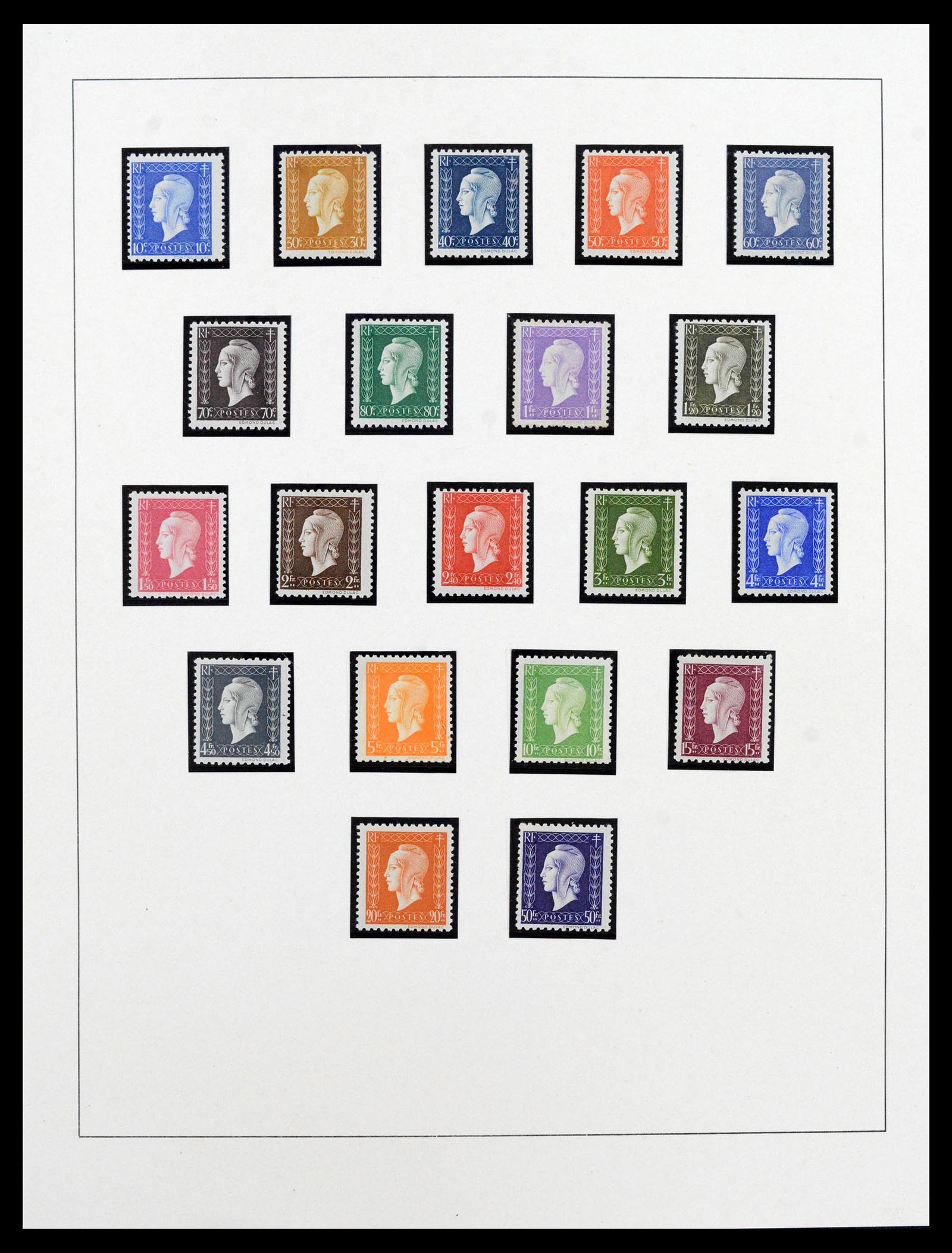 38820 0039 - Postzegelverzameling 38820 Frankrijk 1900-1959.