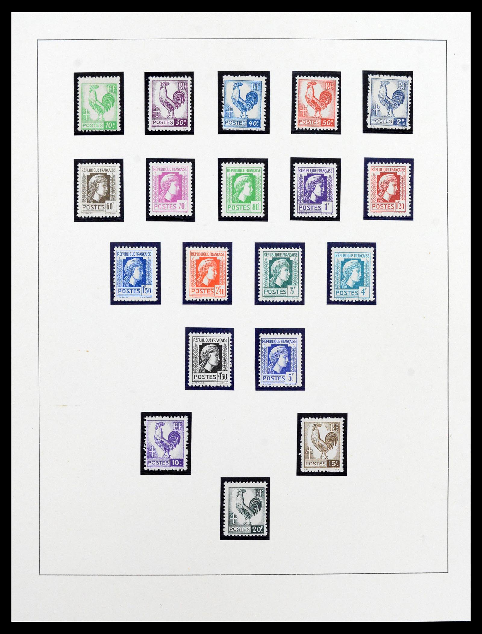 38820 0040 - Postzegelverzameling 38820 Frankrijk 1900-1959.