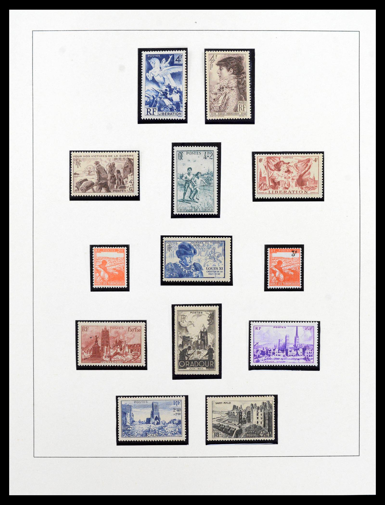 38820 0042 - Stamp collection 38820 France 1900-1959.