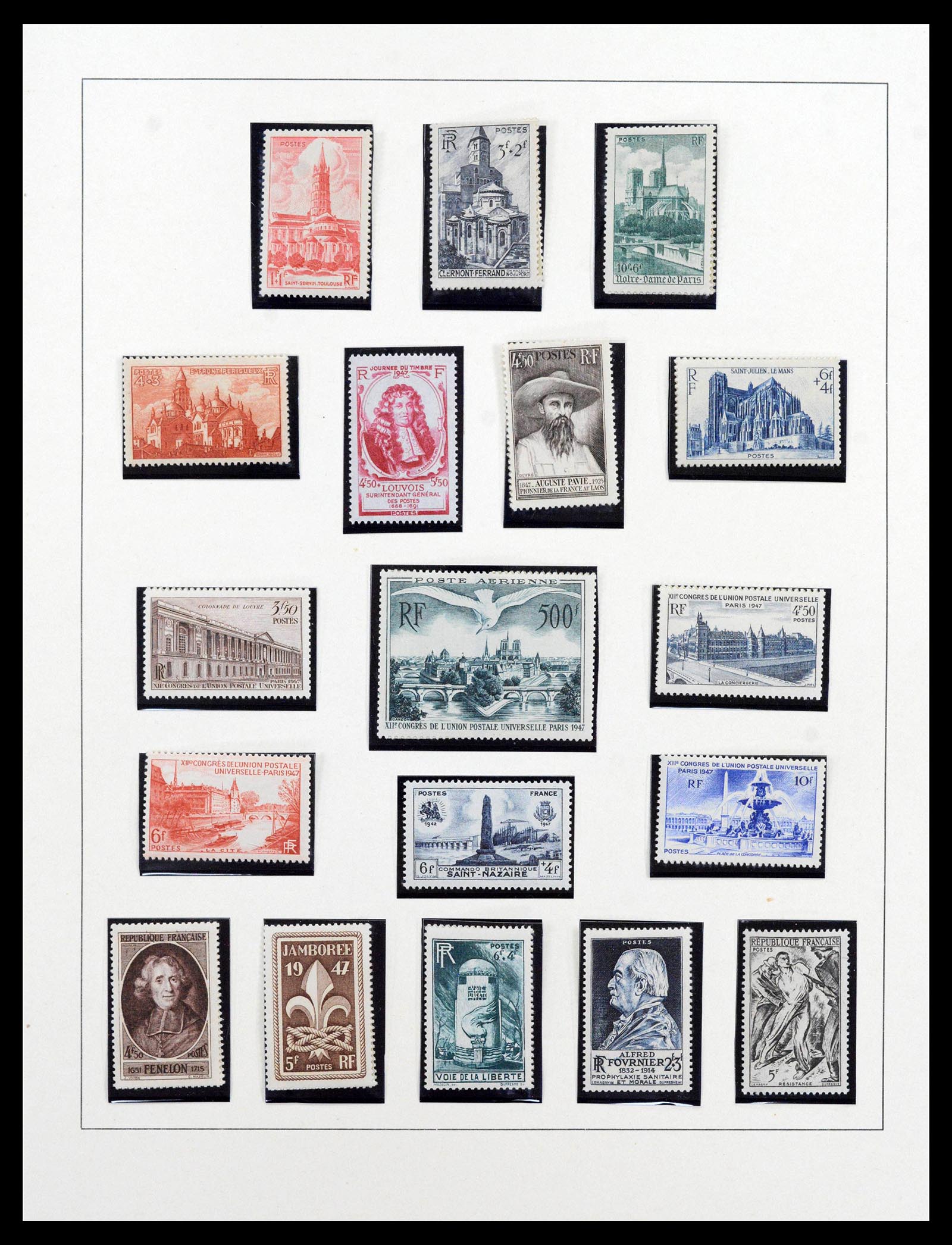 38820 0045 - Stamp collection 38820 France 1900-1959.