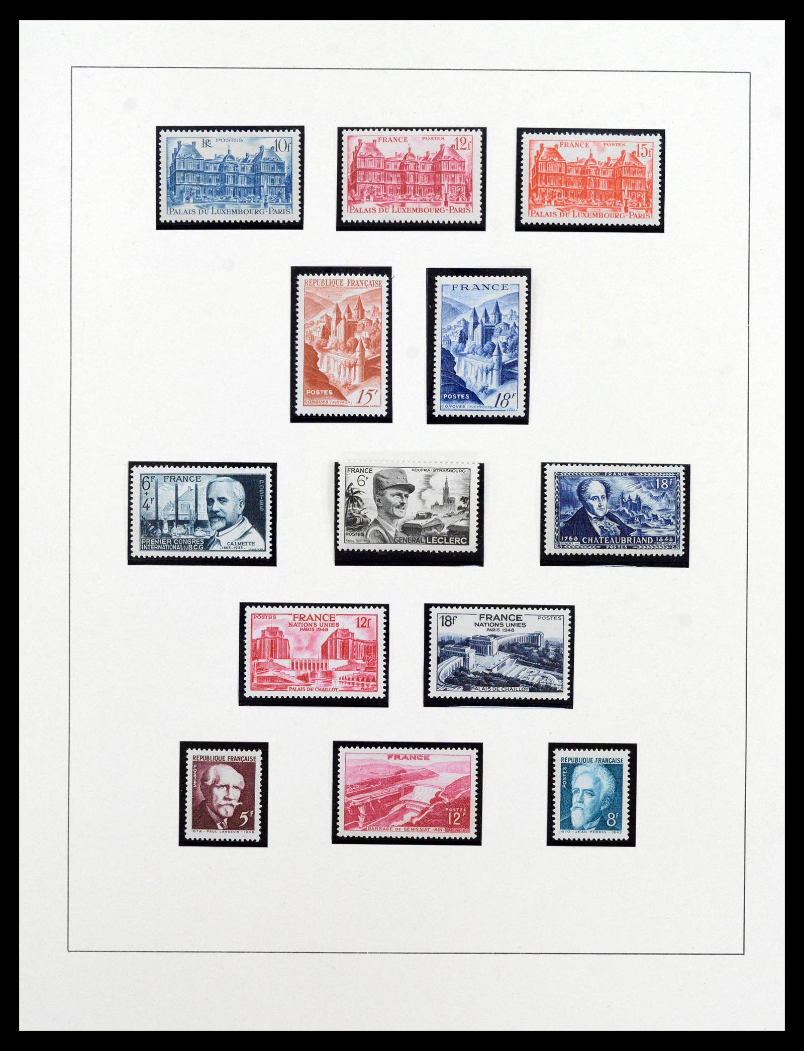 38820 0047 - Postzegelverzameling 38820 Frankrijk 1900-1959.