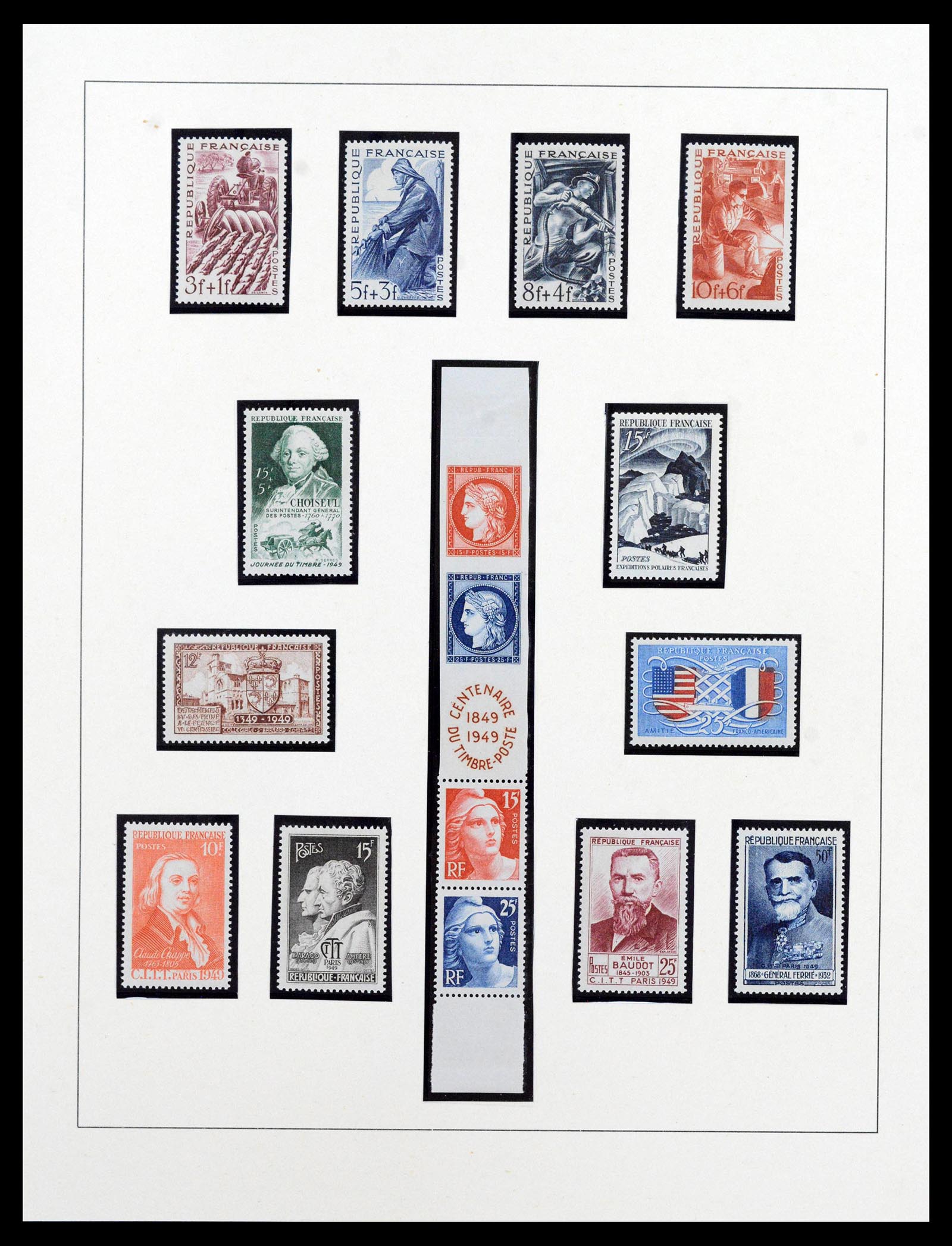 38820 0048 - Postzegelverzameling 38820 Frankrijk 1900-1959.