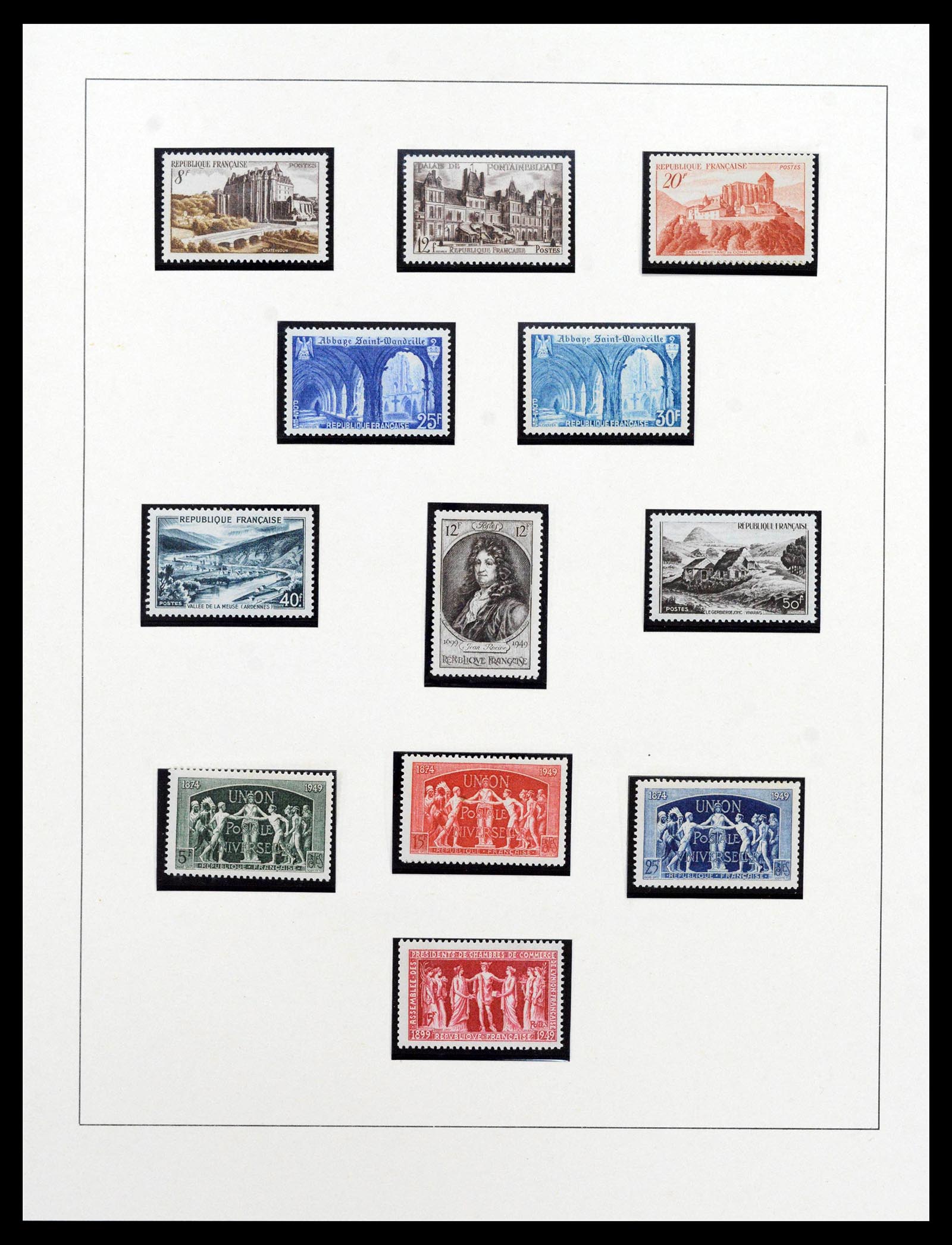 38820 0050 - Postzegelverzameling 38820 Frankrijk 1900-1959.
