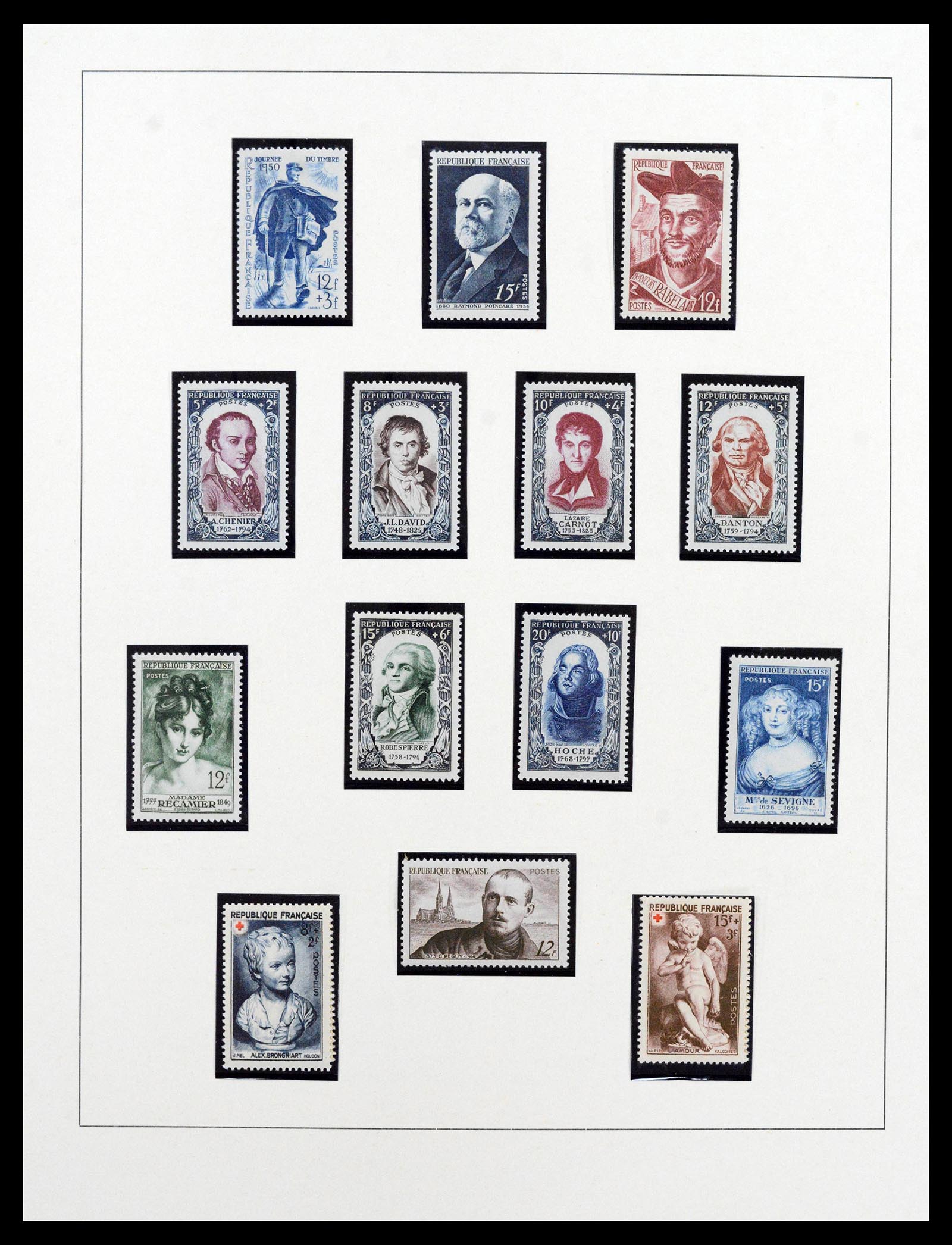 38820 0053 - Postzegelverzameling 38820 Frankrijk 1900-1959.