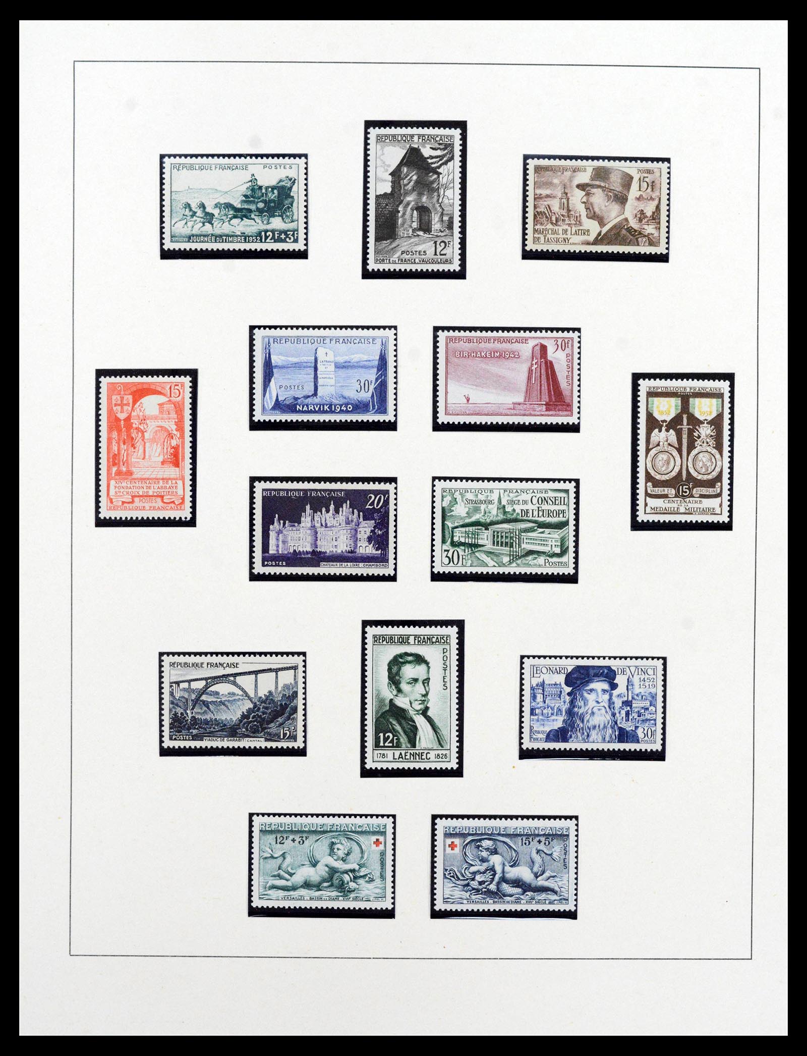 38820 0054 - Postzegelverzameling 38820 Frankrijk 1900-1959.