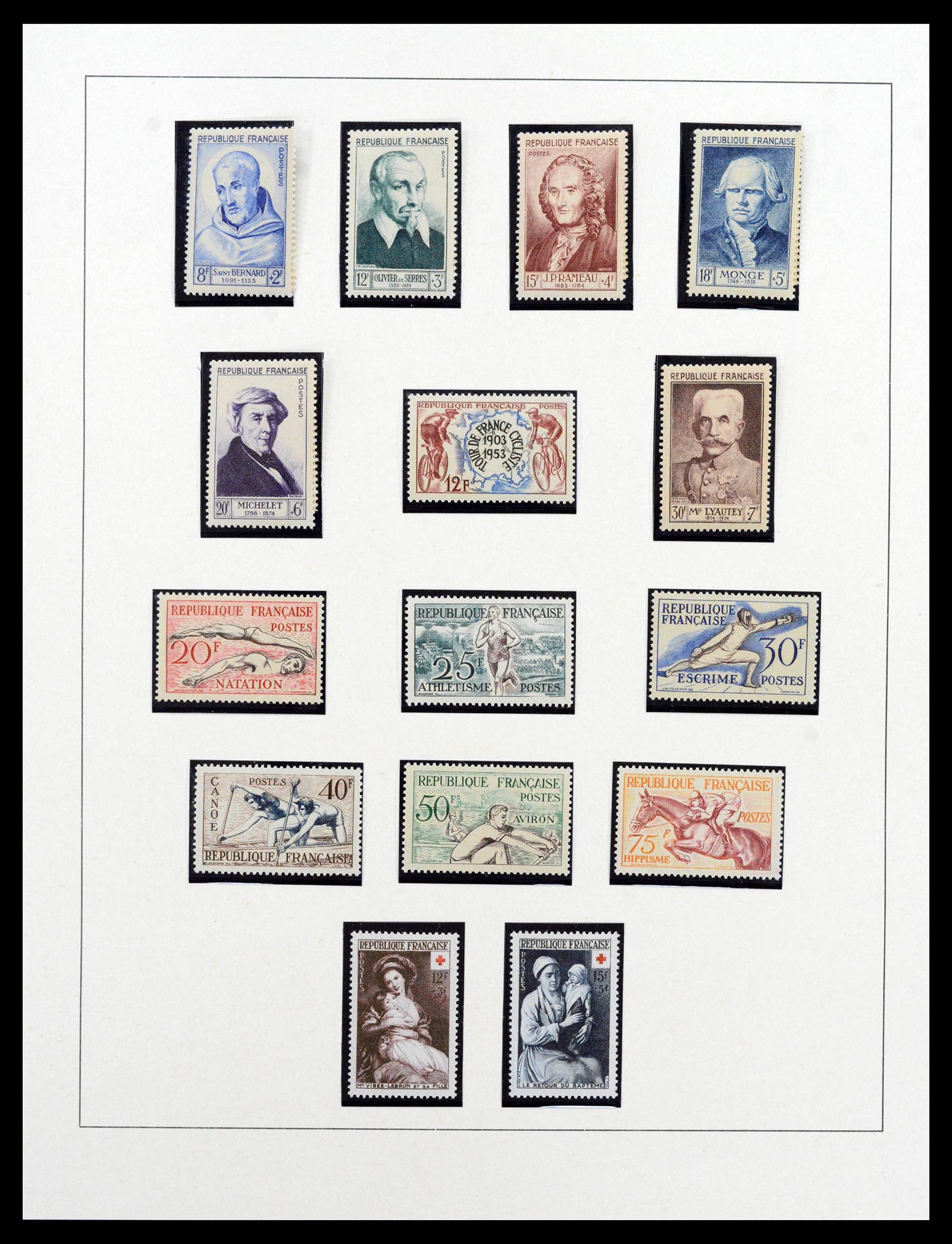 38820 0057 - Postzegelverzameling 38820 Frankrijk 1900-1959.