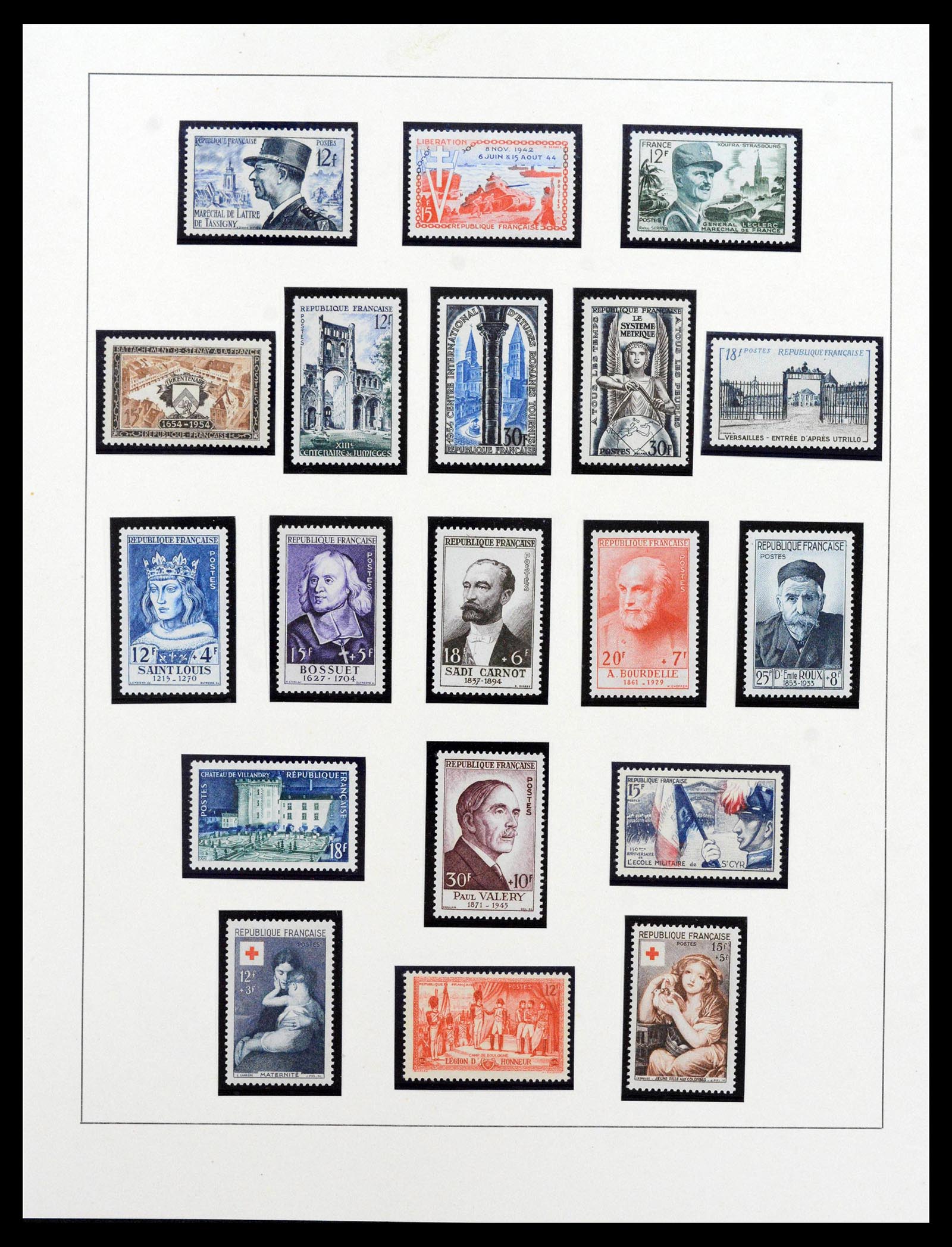 38820 0060 - Postzegelverzameling 38820 Frankrijk 1900-1959.