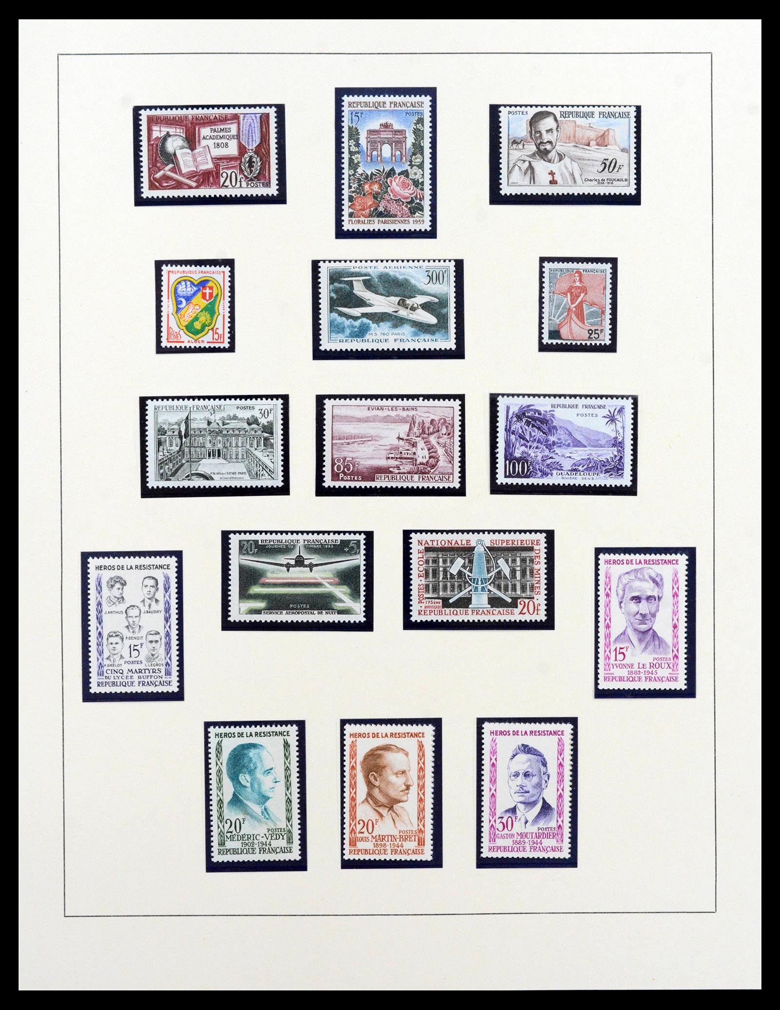 38820 0075 - Stamp collection 38820 France 1900-1959.
