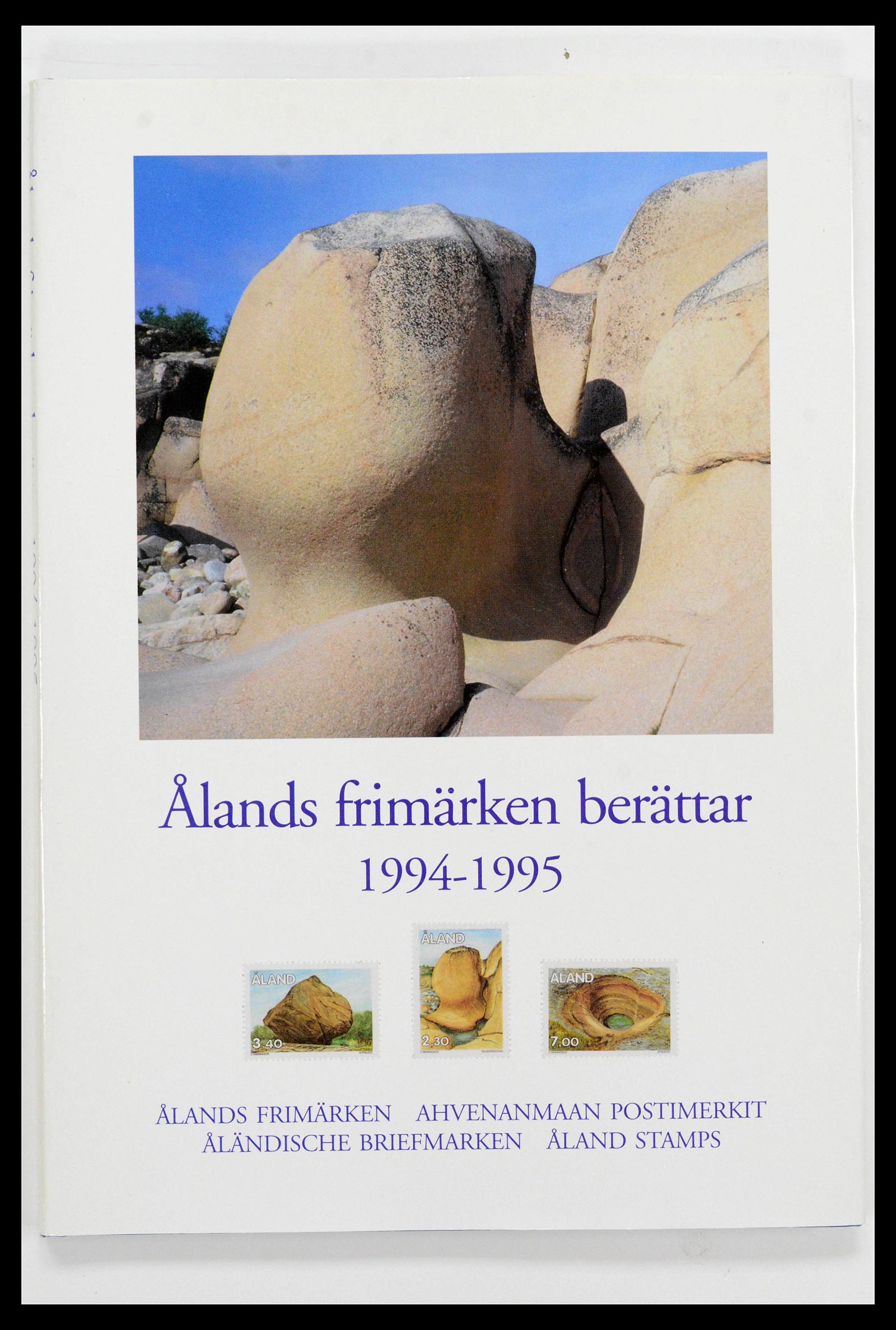 38823 0003 - Stamp collection 38823 Aland yearbooks 1993-2019!